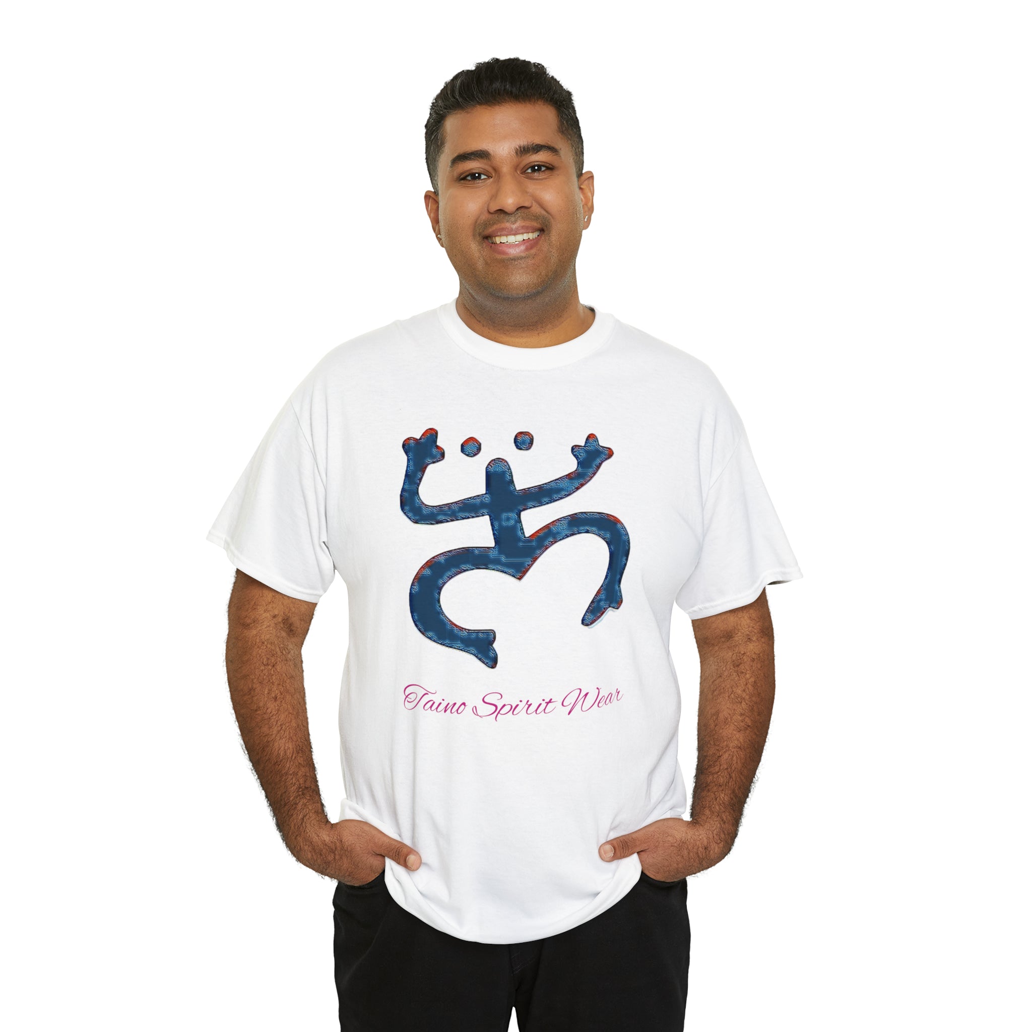 Taino Large Coqui Unisex Heavy Cotton Tee