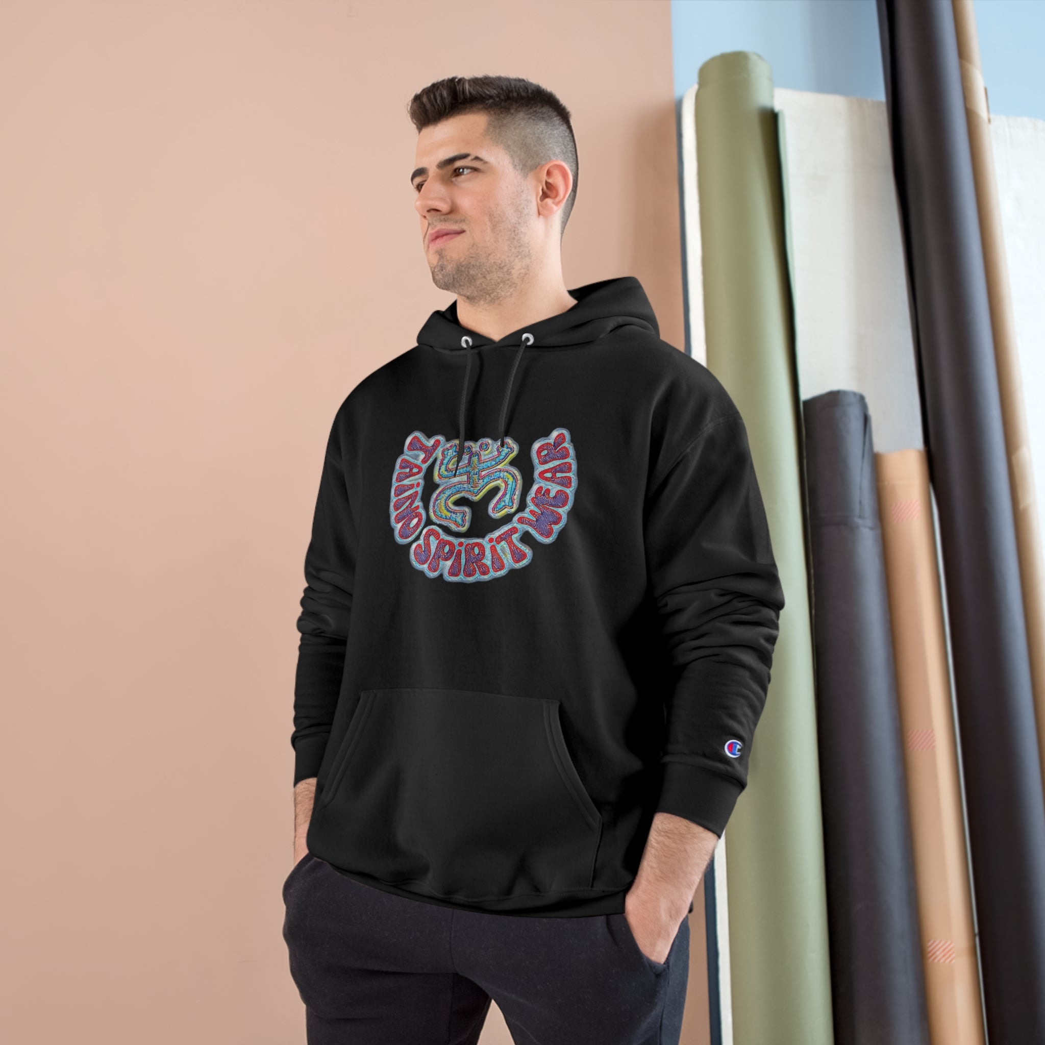 Taino Spirit Wear Coqui Champion Hoodie