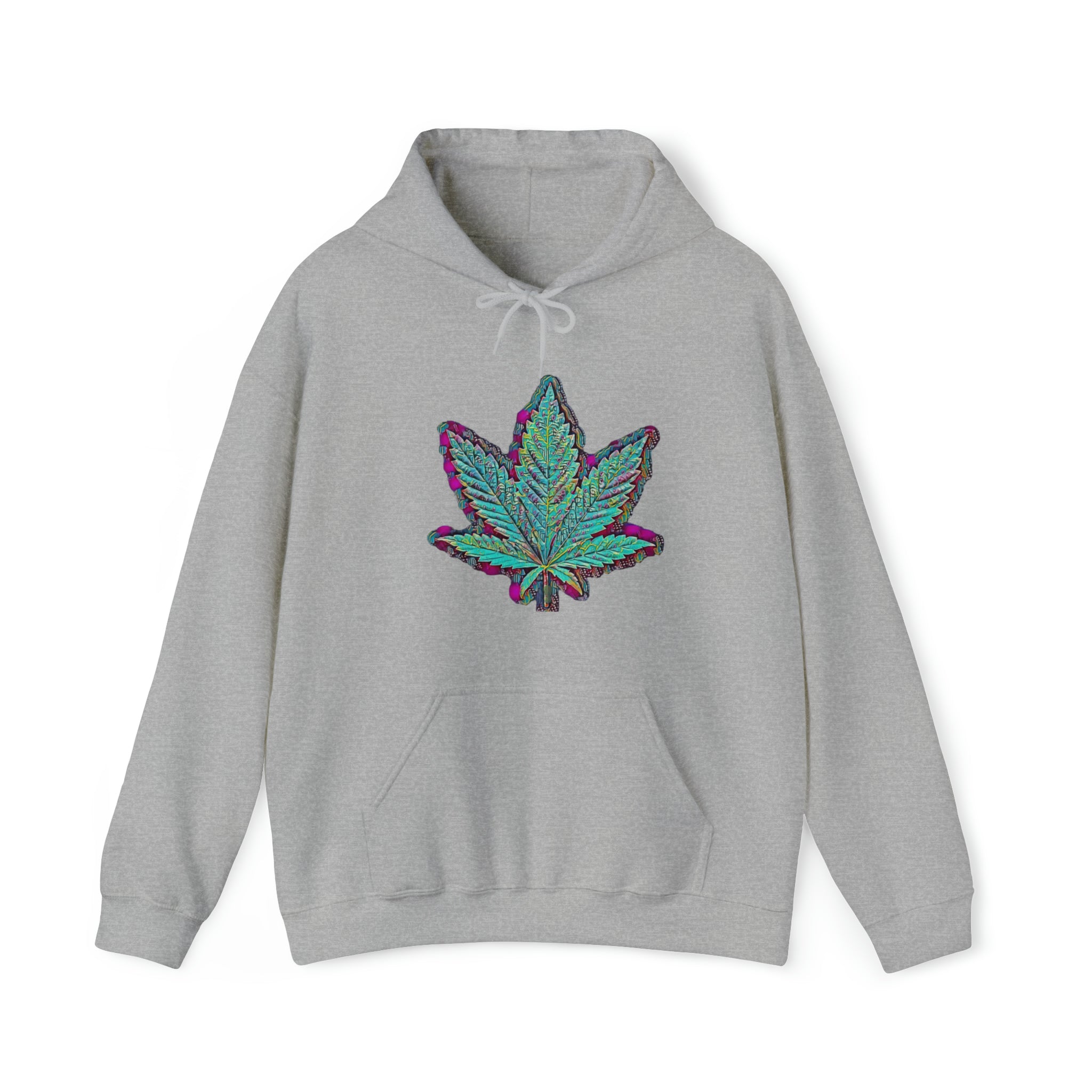 The Five Finger Leaf Unisex Heavy Blend™ Hooded Sweatshirt
