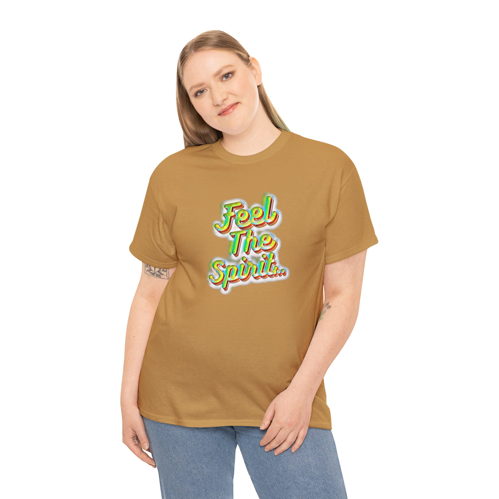 Feel The Spirit Unisex Heavy Cotton Tee