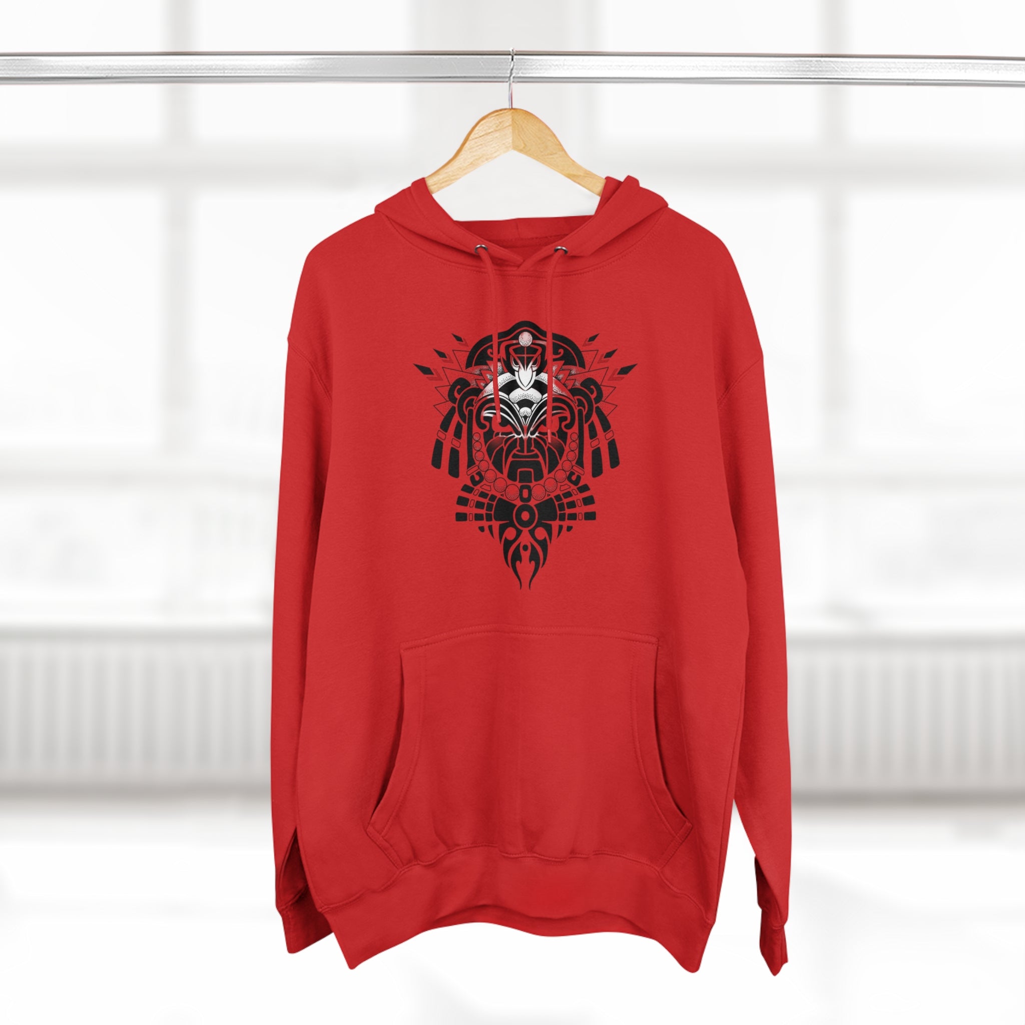Tribal-Inspired Unisex Premium Pullover Hoodie