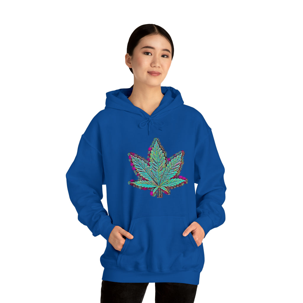 The Five Finger Leaf Unisex Heavy Blend™ Hooded Sweatshirt