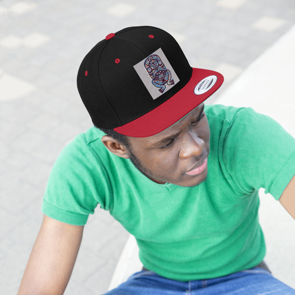 Taino Atabey Unisex Flat Bill Hat