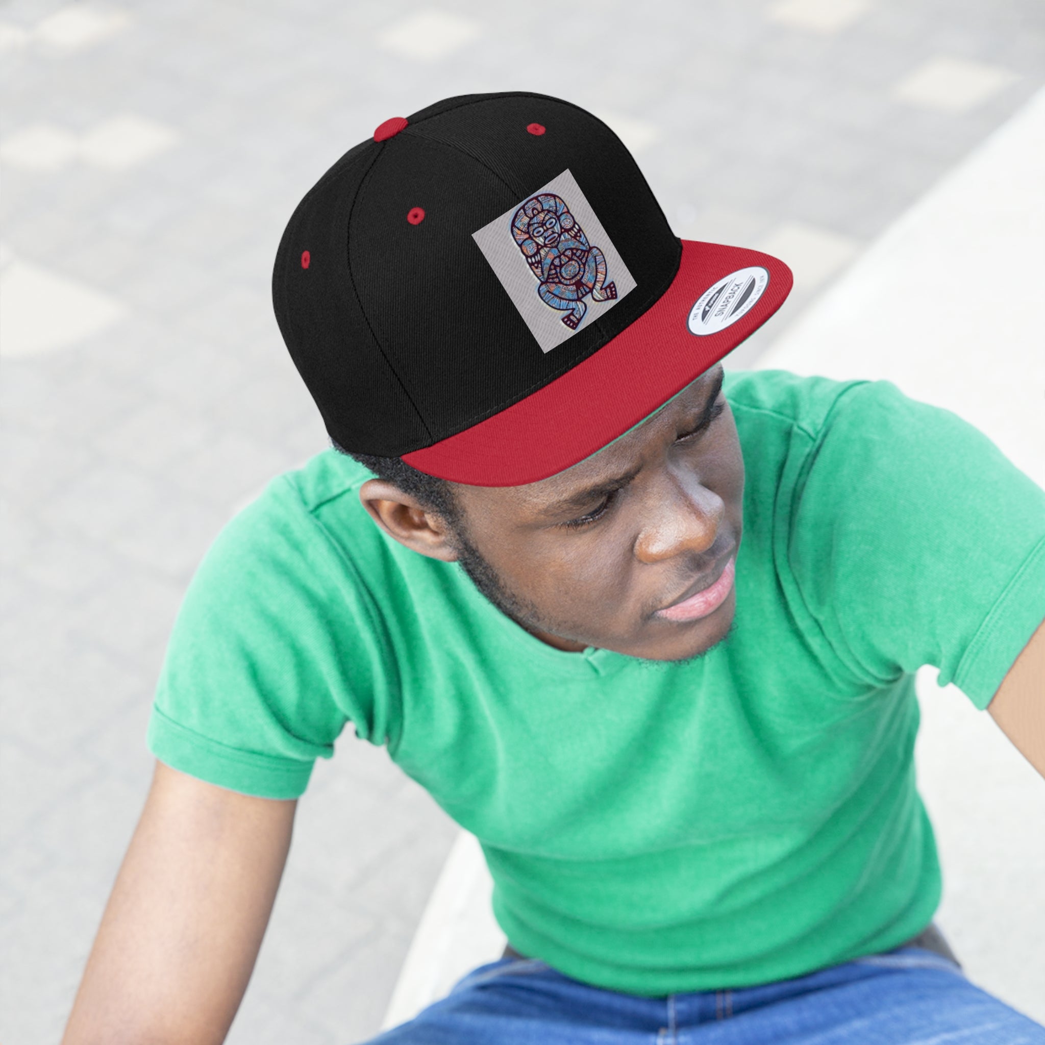 Taino Atabey Unisex Flat Bill Hat