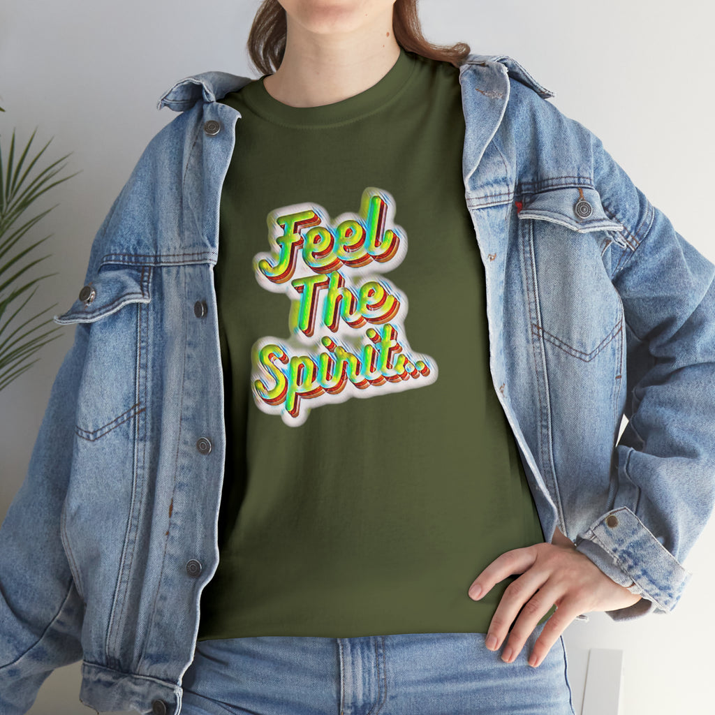 Feel The Spirit Unisex Heavy Cotton Tee