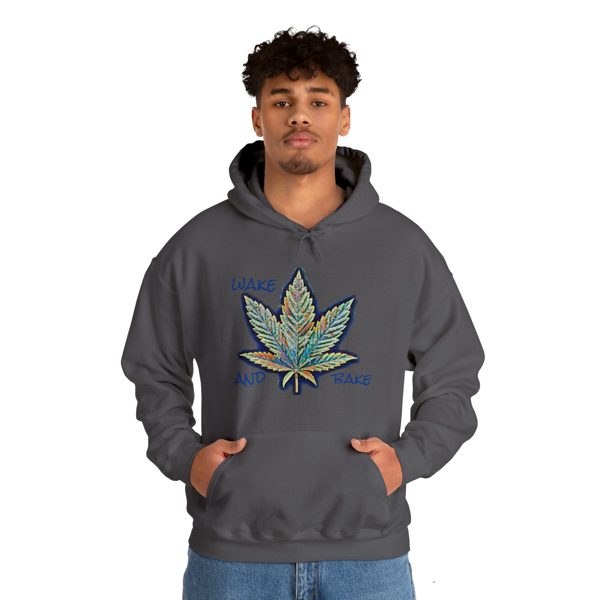 The Five Finger Leaf 2 Unisex Heavy Blend™ Hooded Sweatshirt