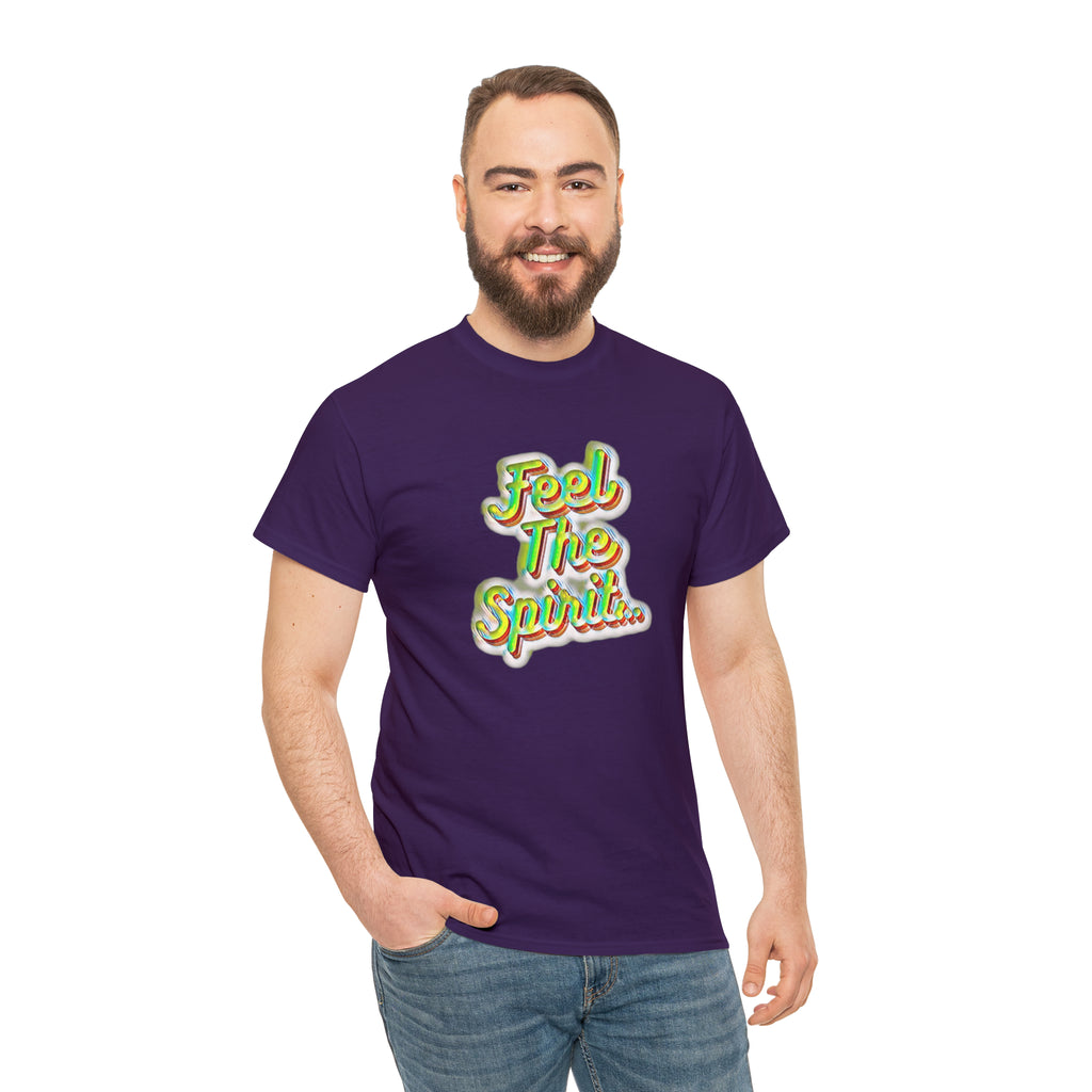Feel The Spirit Unisex Heavy Cotton Tee