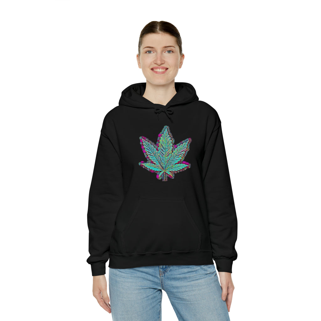 The Five Finger Leaf Unisex Heavy Blend™ Hooded Sweatshirt