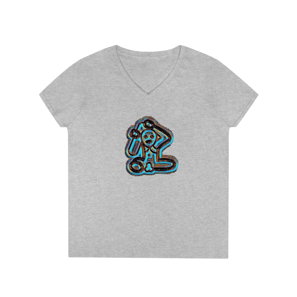 Taino Symbolism Ladies' V-Neck T-Shirt