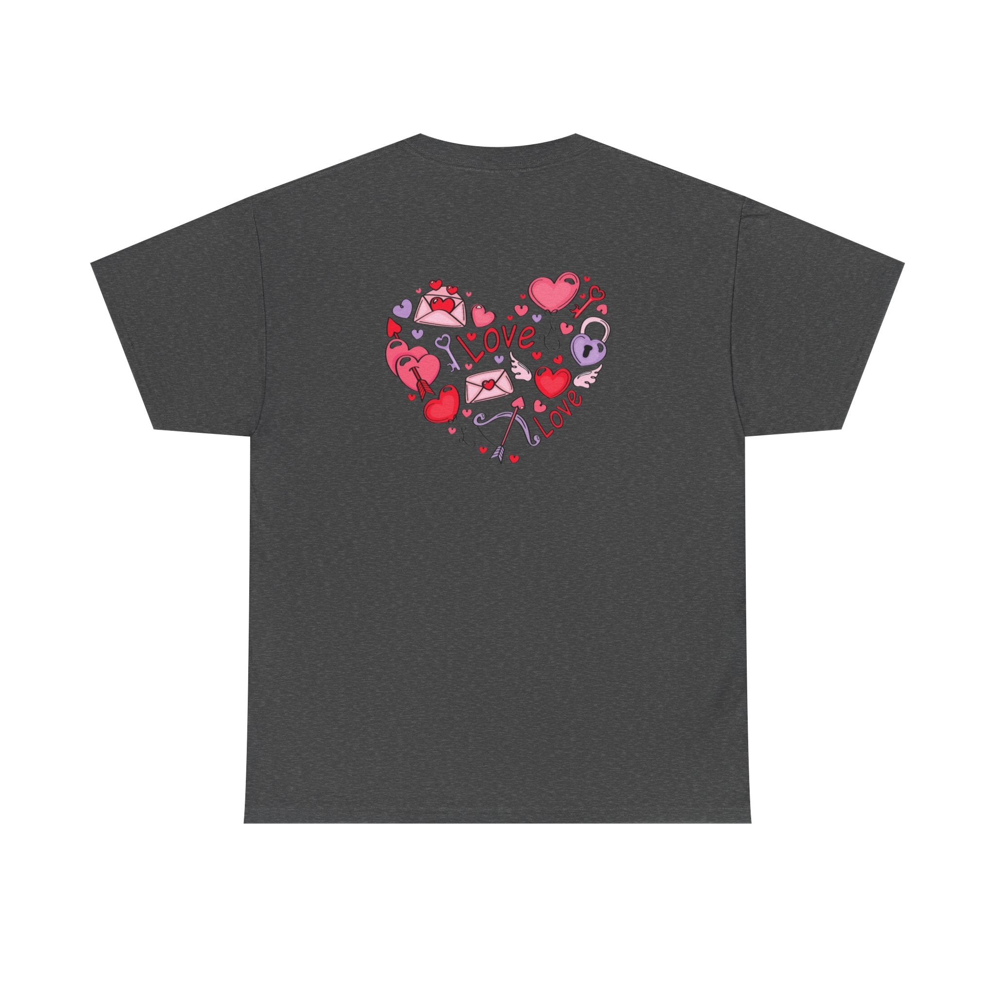 Valentine's Day Love Heart Graphic Tee – Valentine’s Day Romantic Shirt