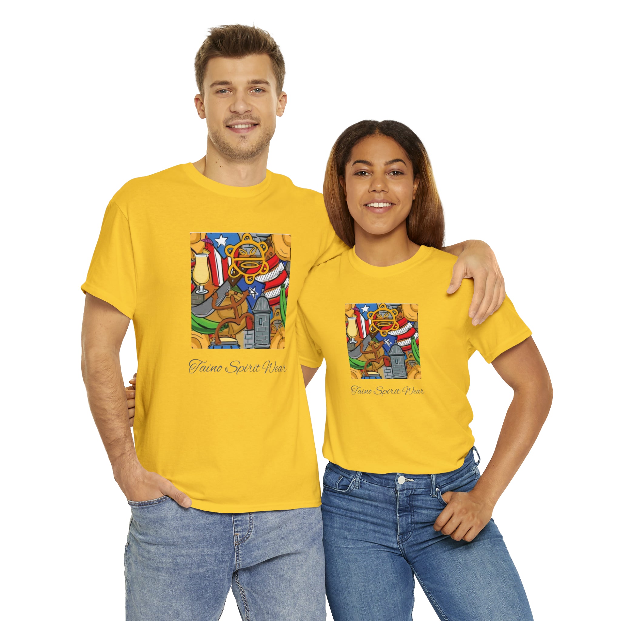Puerto Rican Heritage Unisex Heavy Cotton Tee