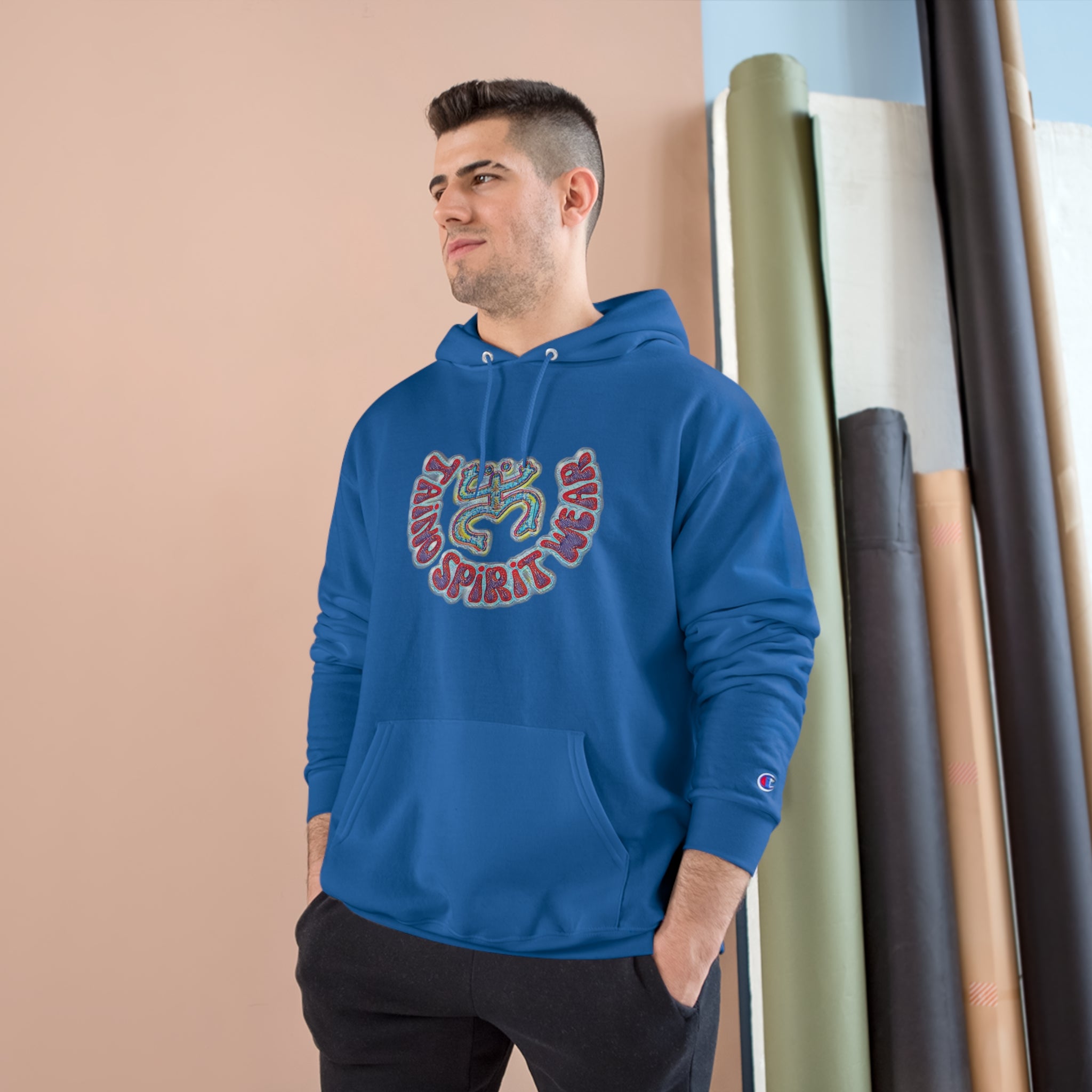 Taino Spirit Wear Coqui Champion Hoodie