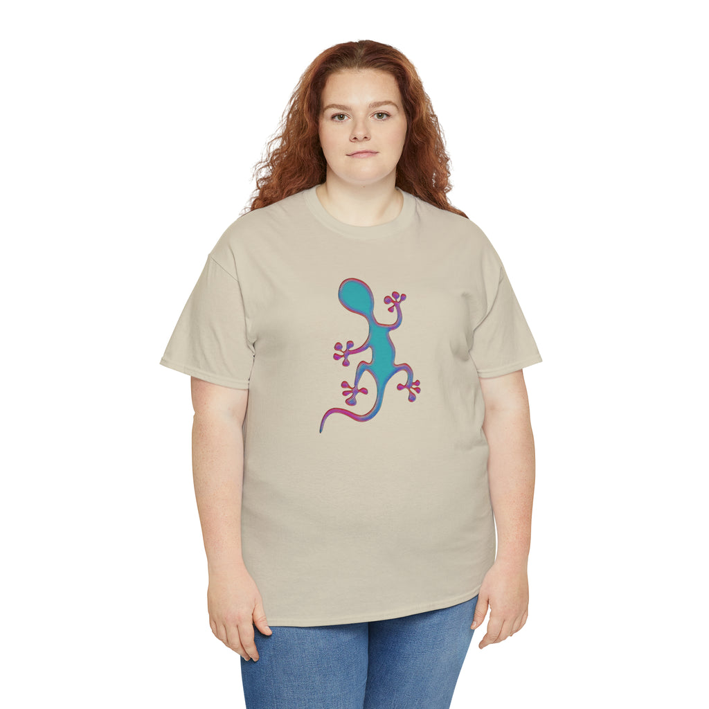 Taino-Inspired Salamander 2 Unisex Heavy Cotton Tee