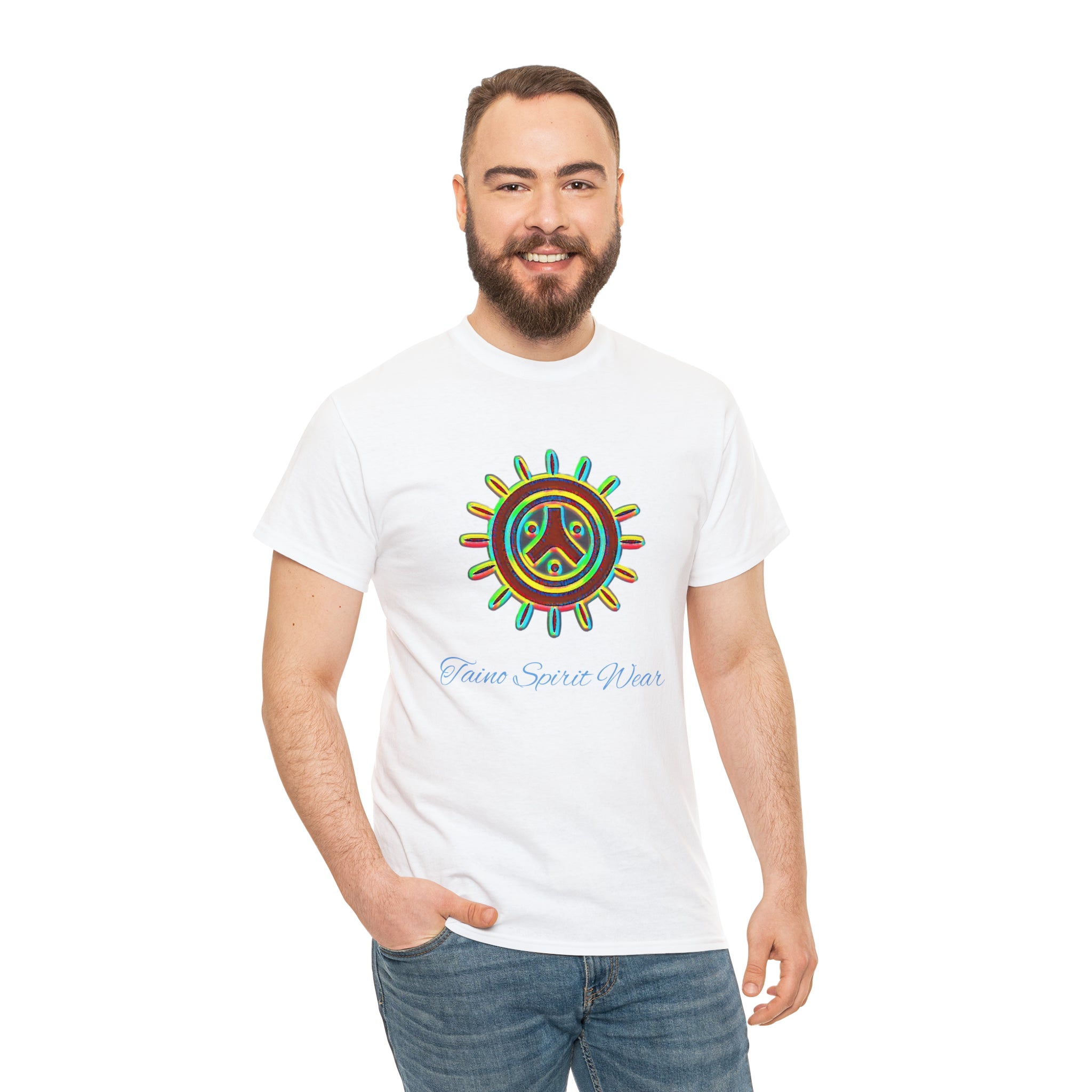 Taino Symbolism Unisex Heavy Cotton Tee