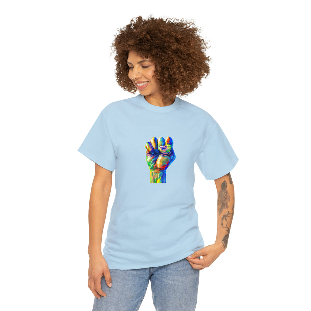Power to The People Fist Unisex Heavy Cotton Tee