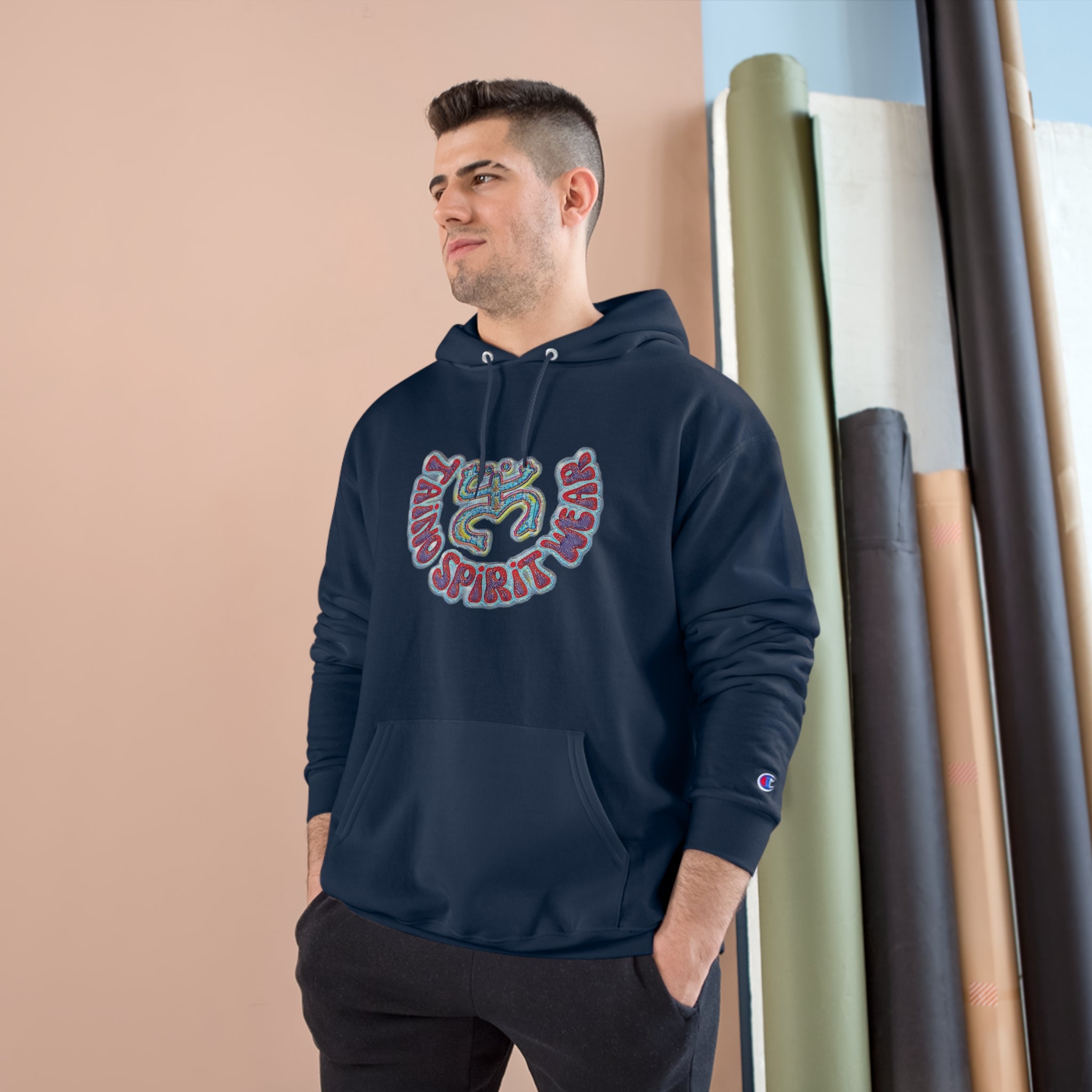 Taino Spirit Wear Coqui Champion Hoodie