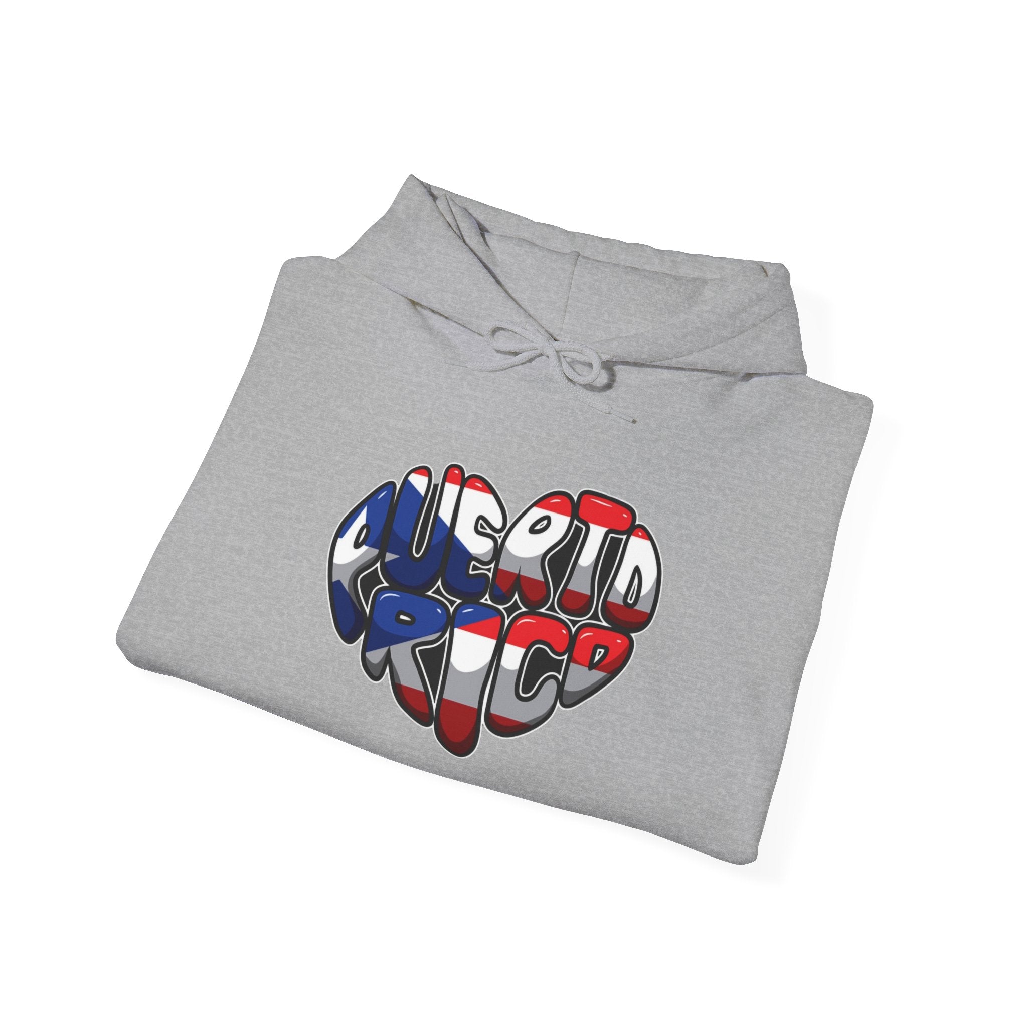 Puerto Rico Flag Heart & Frog Hoodie – Puerto Rican Pride Sweatshirt