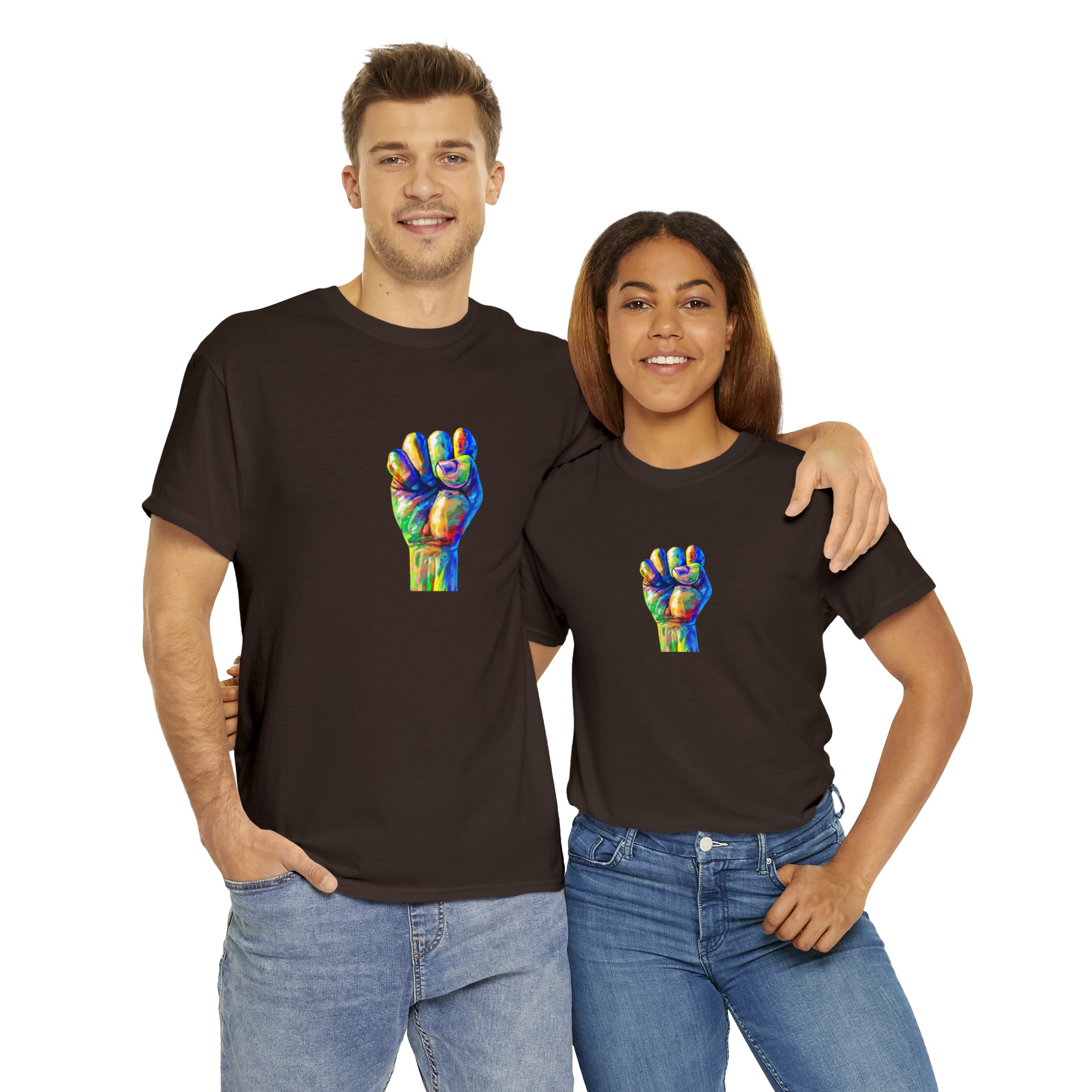 Power to The People Fist Unisex Heavy Cotton Tee