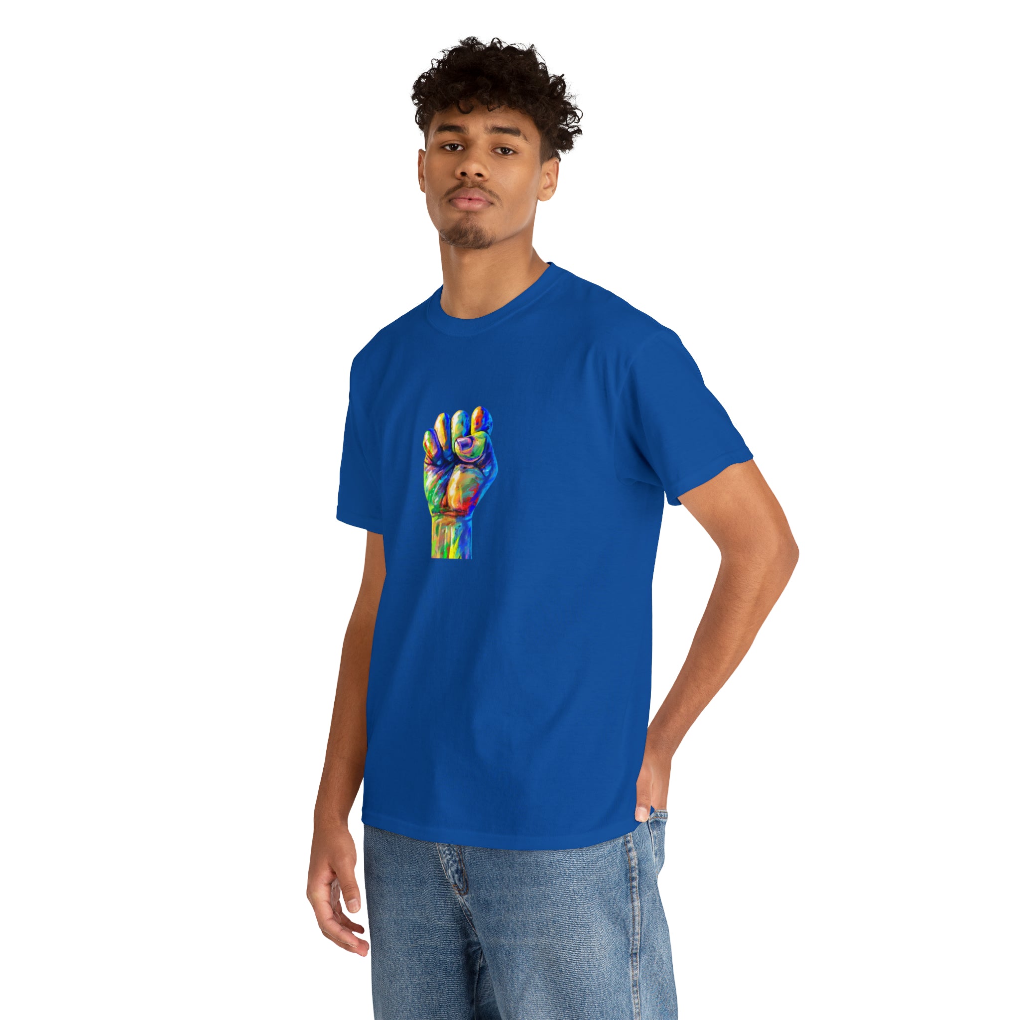 Power to The People Fist Unisex Heavy Cotton Tee
