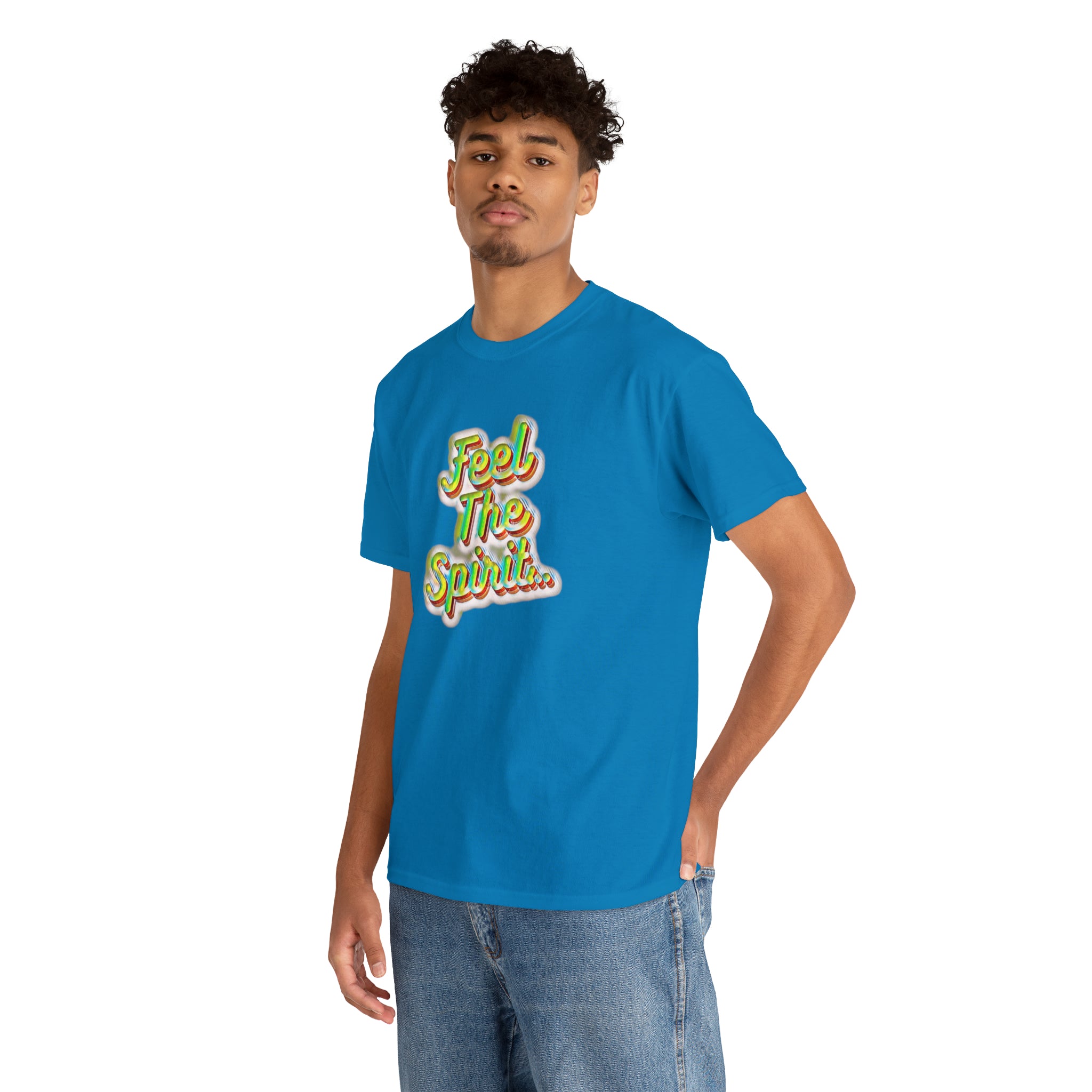 Feel The Spirit Unisex Heavy Cotton Tee