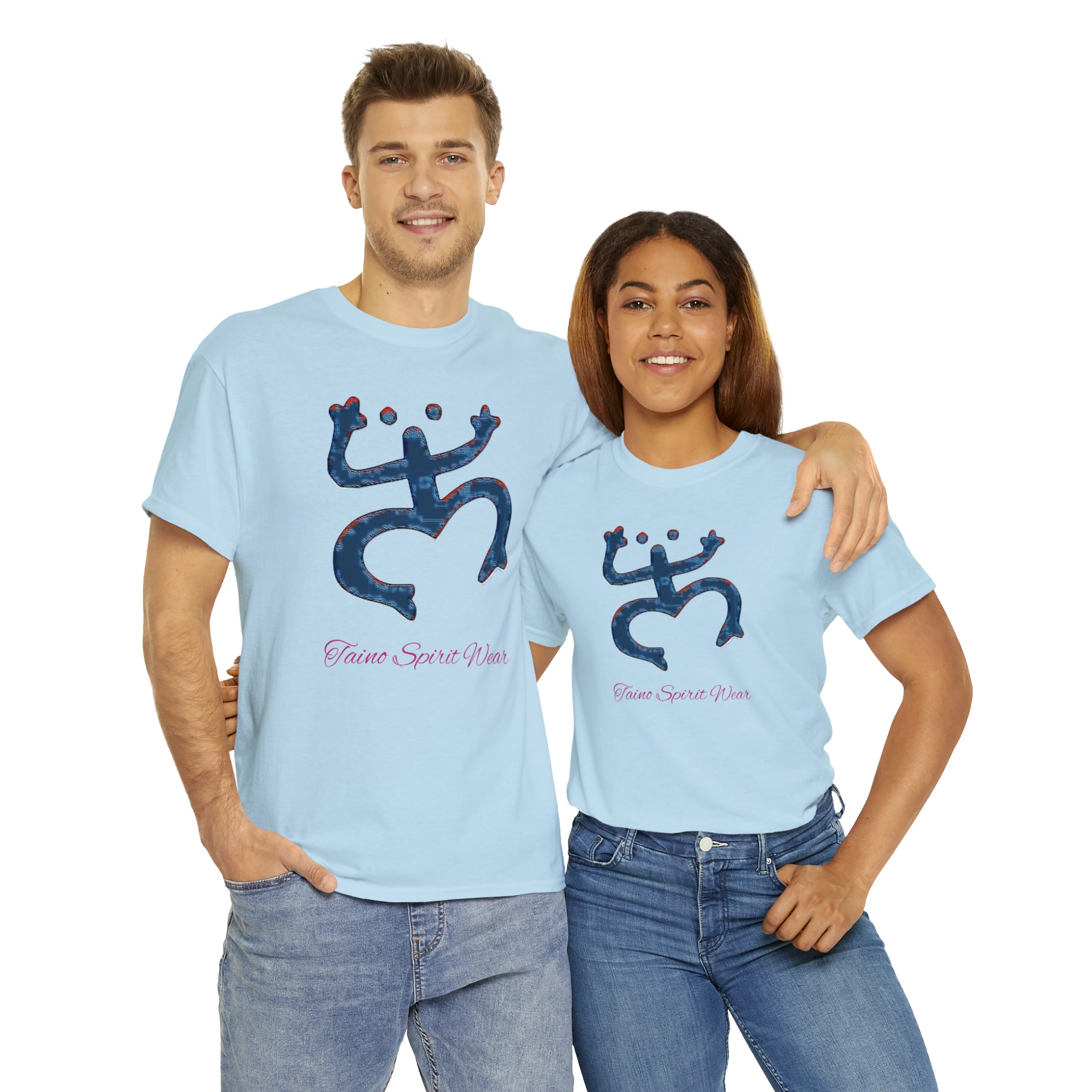 Taino Large Coqui Unisex Heavy Cotton Tee