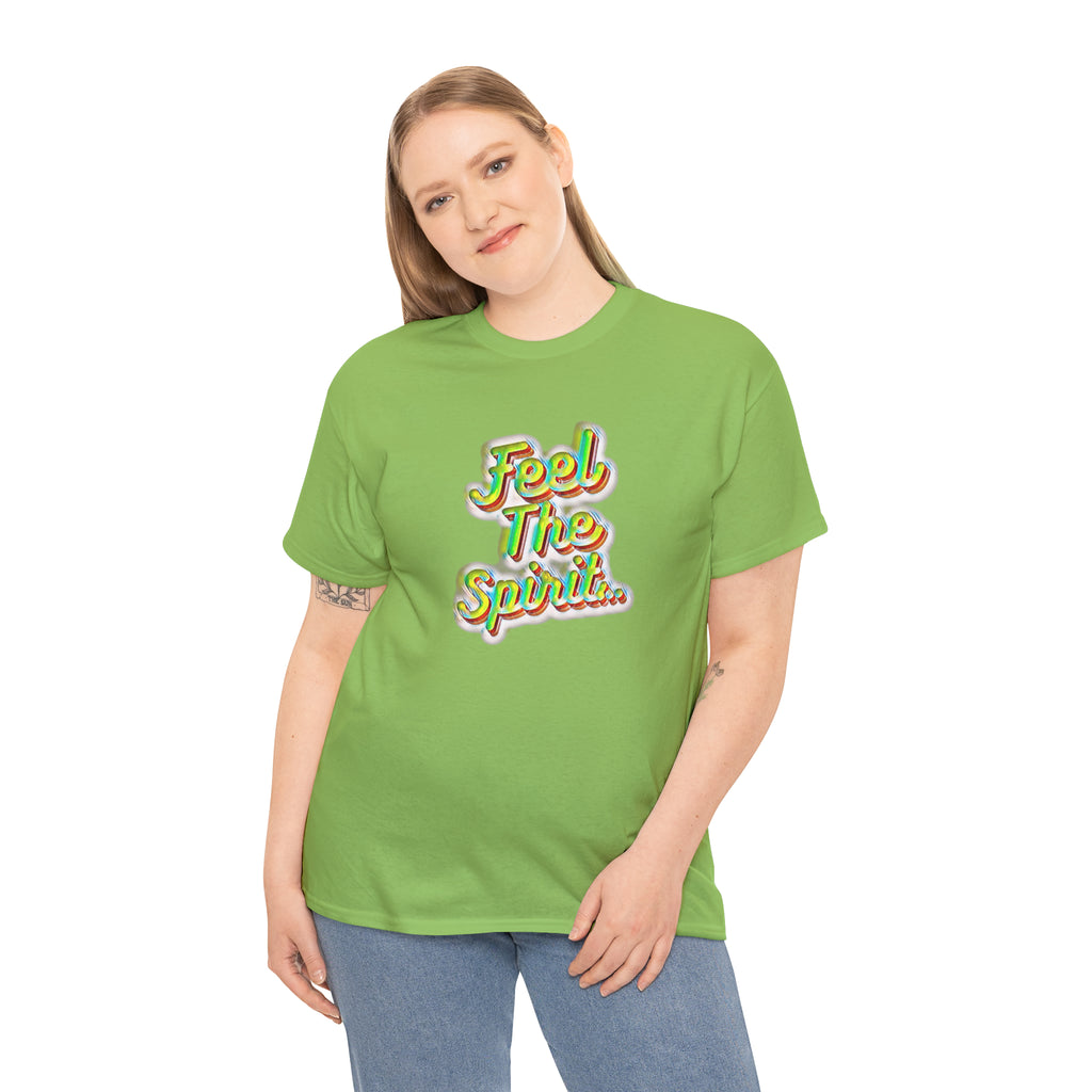 Feel The Spirit Unisex Heavy Cotton Tee