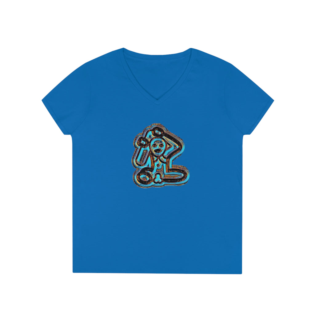 Taino Symbolism Ladies' V-Neck T-Shirt