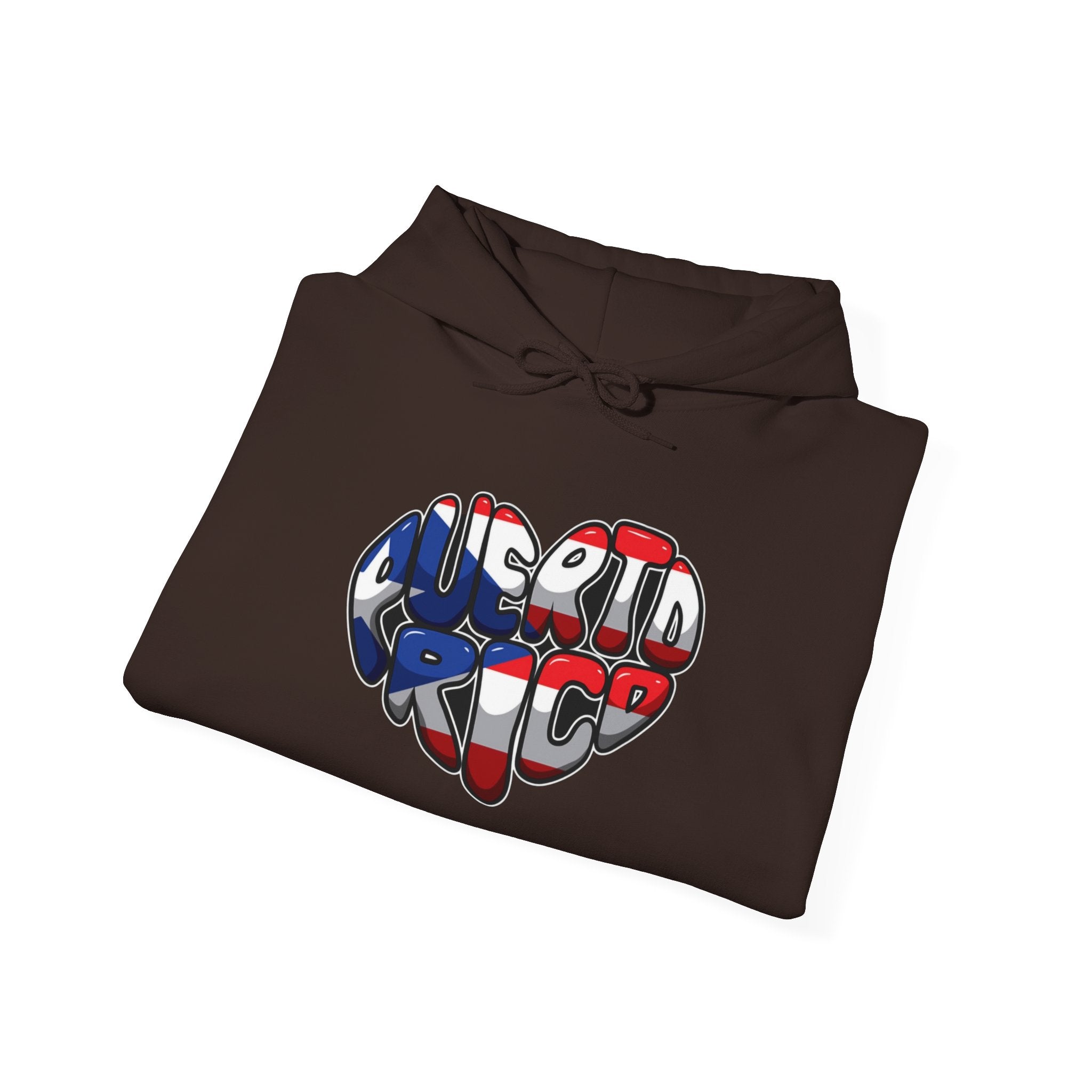 Puerto Rico Flag Heart & Frog Hoodie – Puerto Rican Pride Sweatshirt