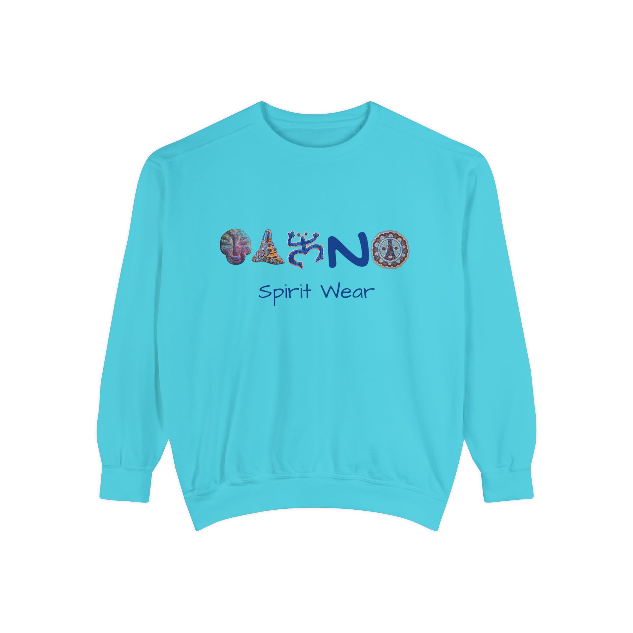 Taino Spirit Wear Symbols Unisex Garment-Dyed Sweatshirt
