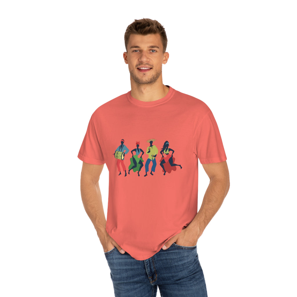 African Dancers Unisex Garment-Dyed T-shirt