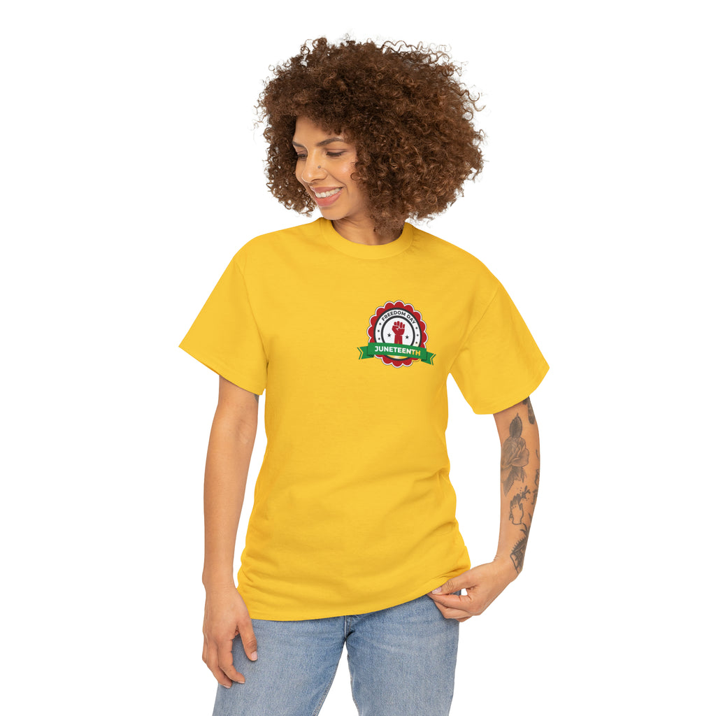 Juneteenth Freedom Day Unisex Heavy Cotton Tee