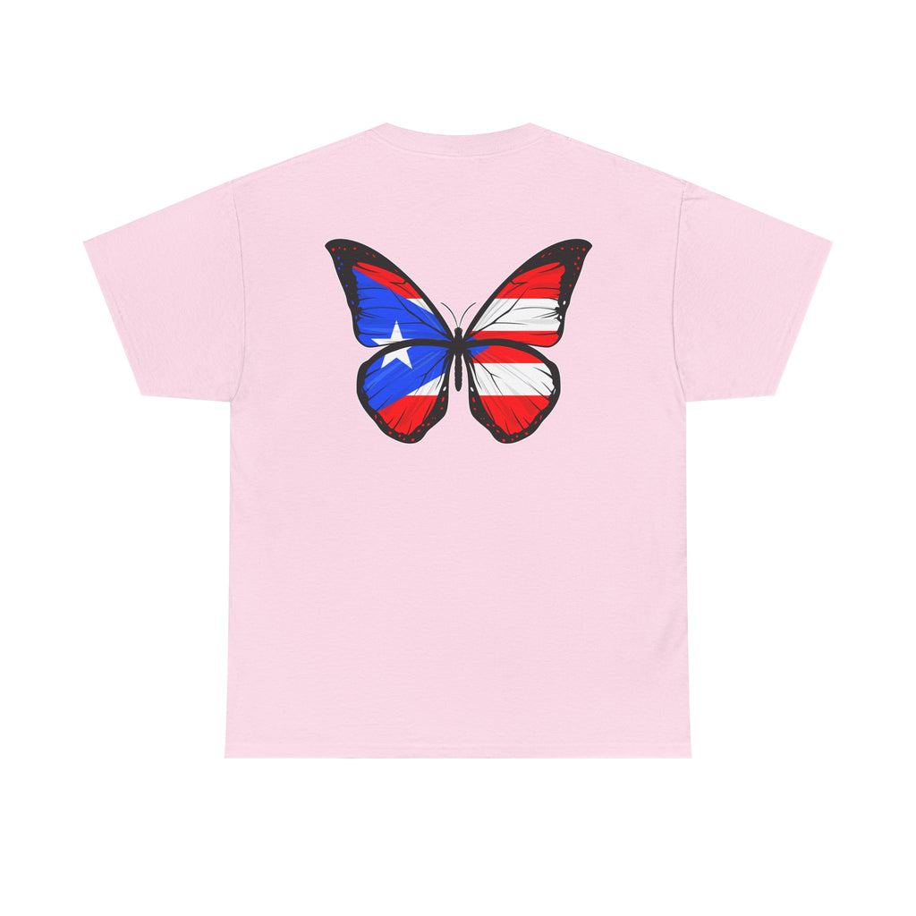 Women's Puerto Rico Flag Butterfly T-Shirt