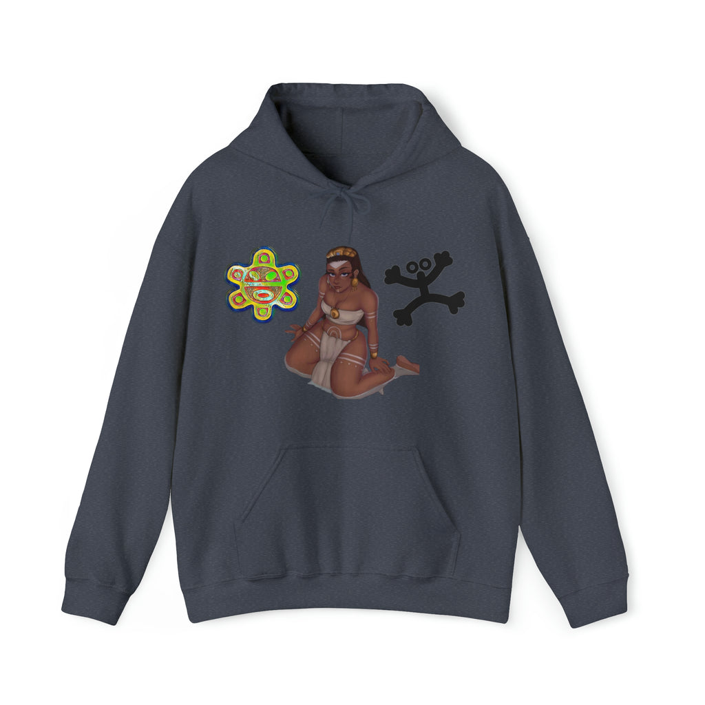 Taino Sun/Coqui/ Woman Warrior Unisex Heavy Blend™ Hooded Sweatshirt