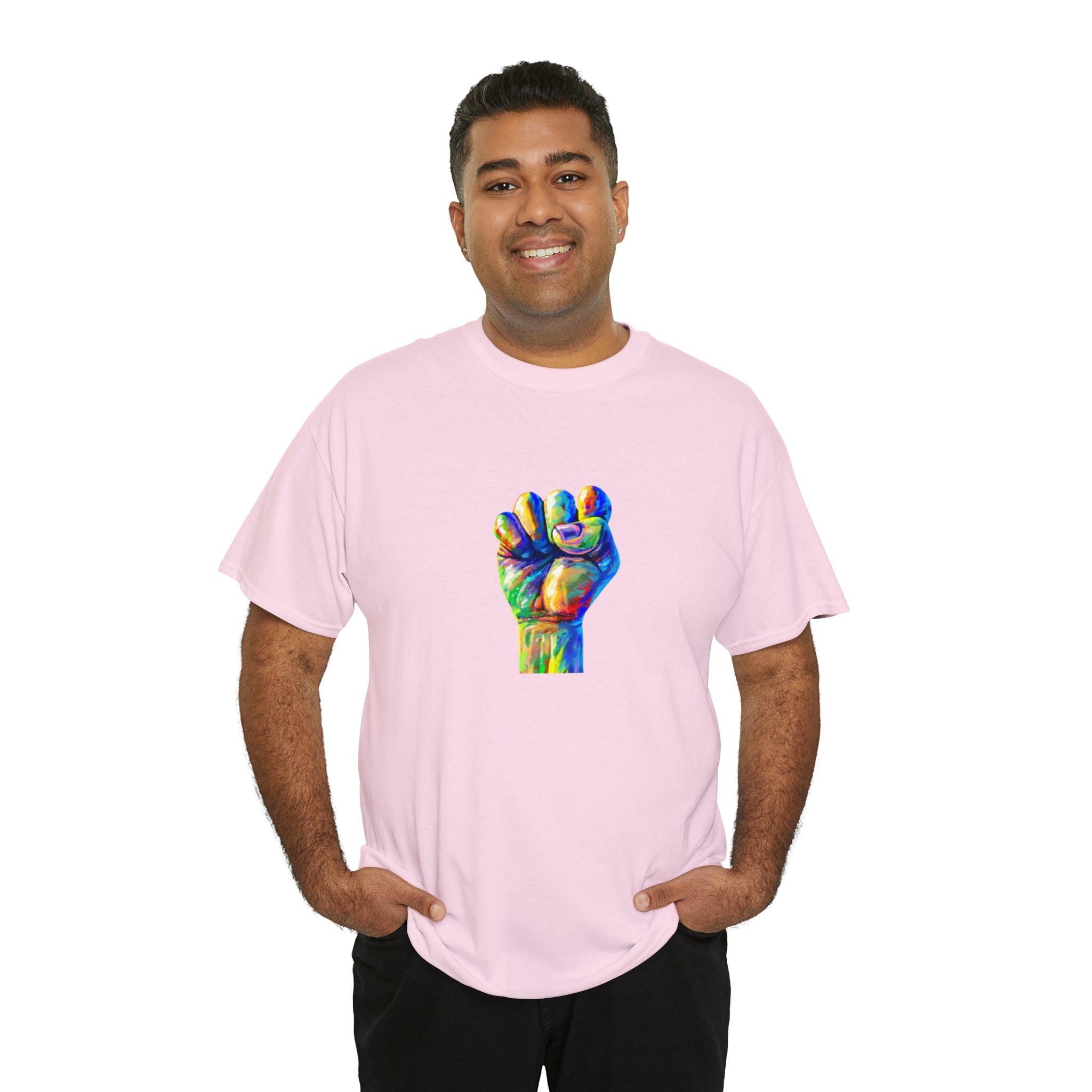 Power to The People Fist Unisex Heavy Cotton Tee