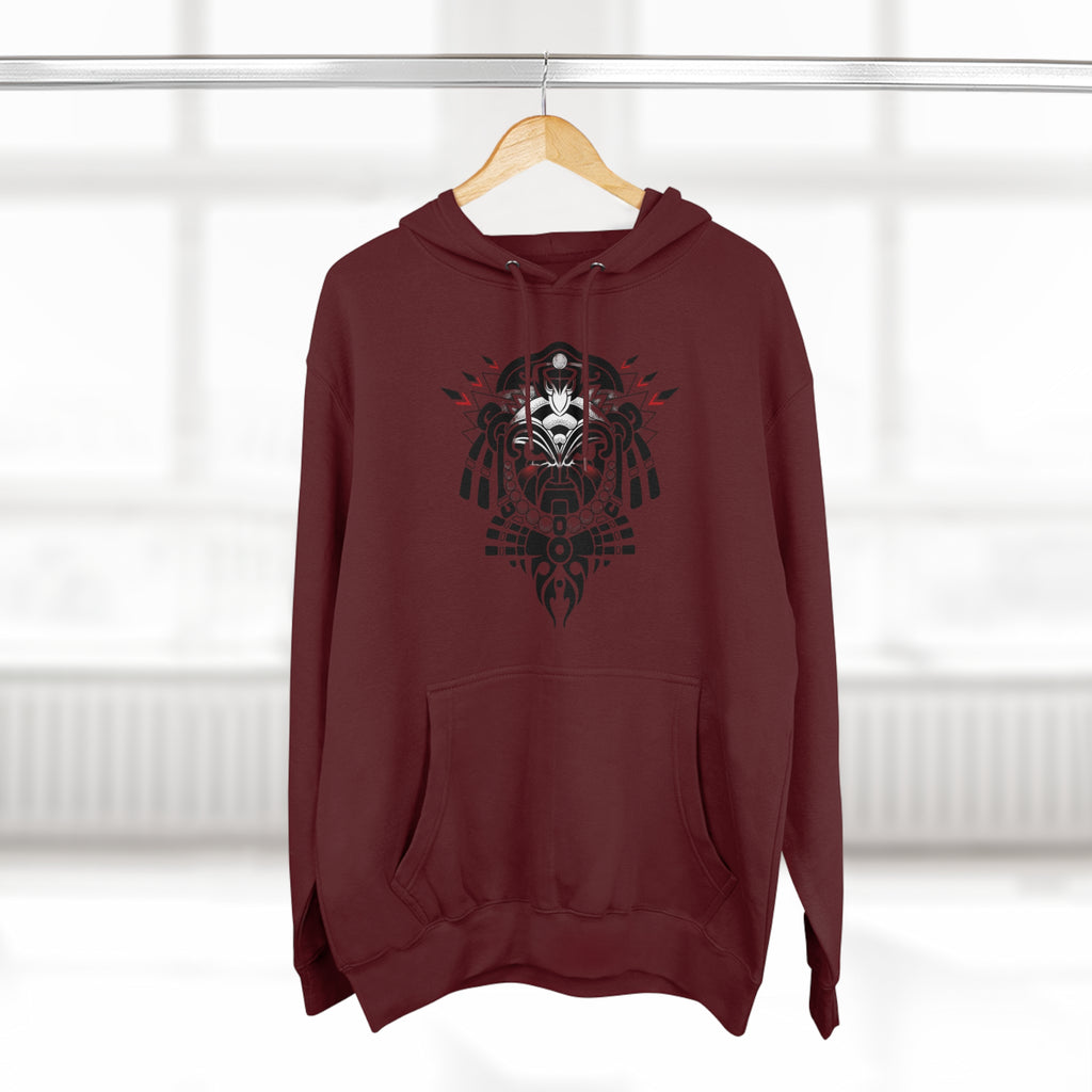 Tribal-Inspired Unisex Premium Pullover Hoodie