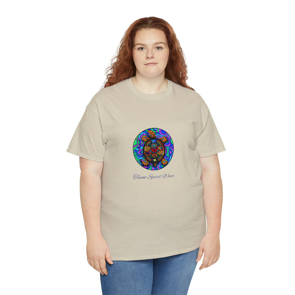 Taino-Inspired Turtle Unisex Heavy Cotton Tee