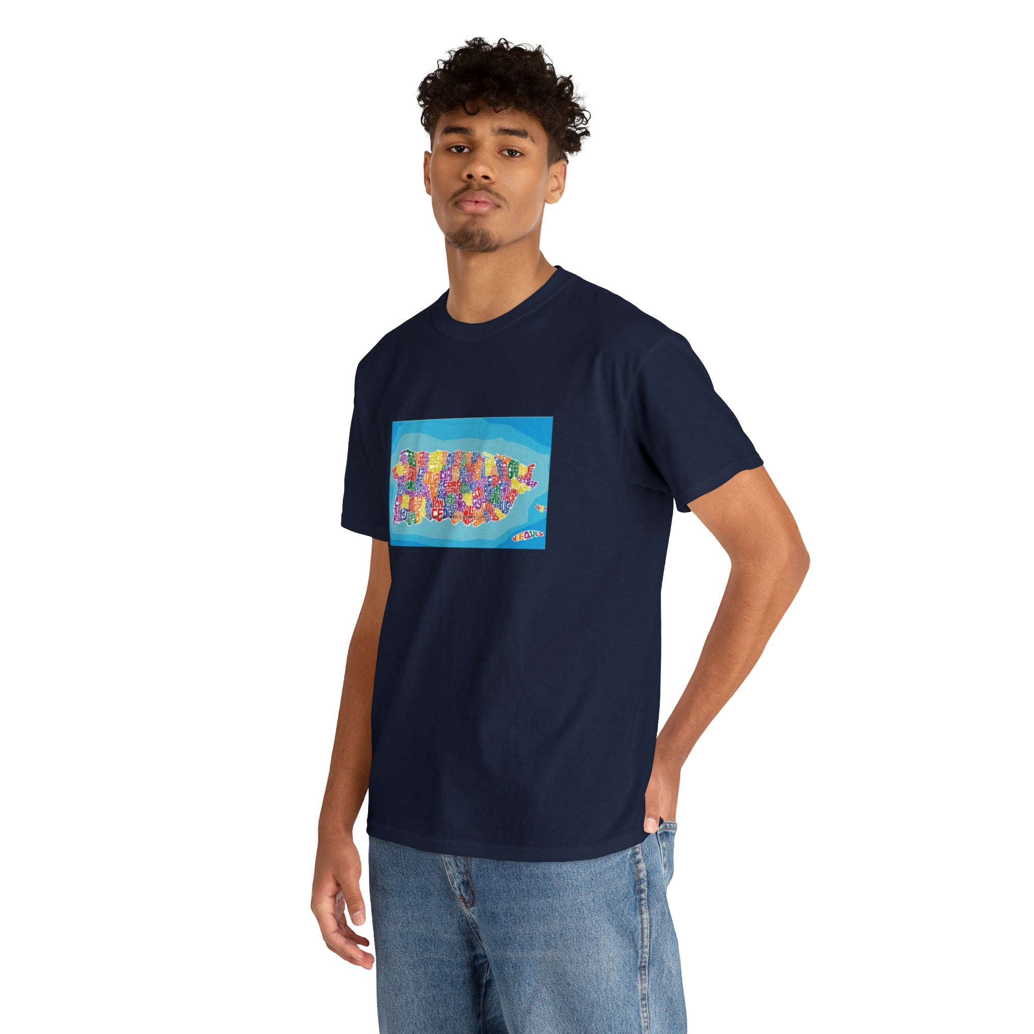 The Island of Puerto Rico Unisex Heavy Cotton Tee