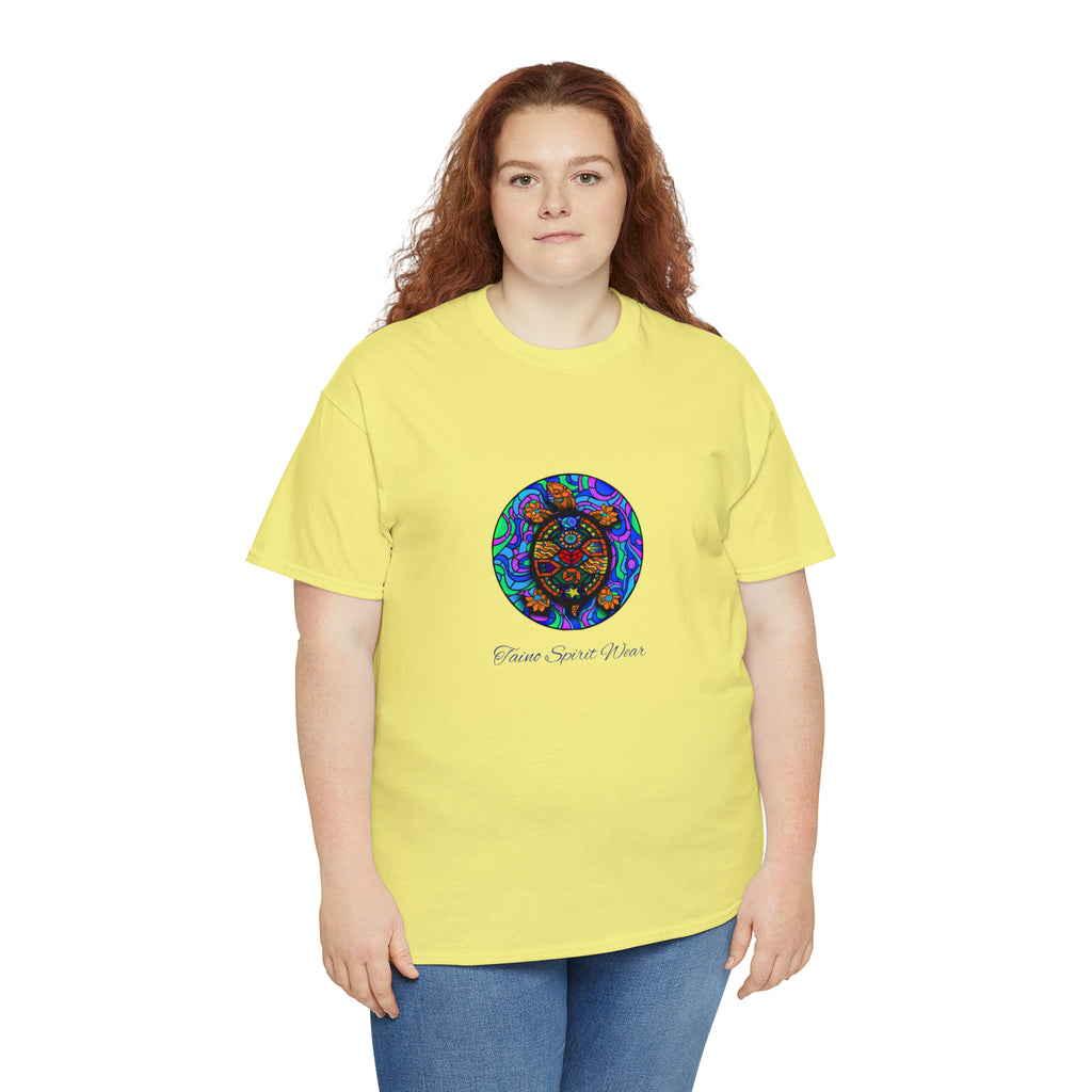Taino-Inspired Turtle Unisex Heavy Cotton Tee
