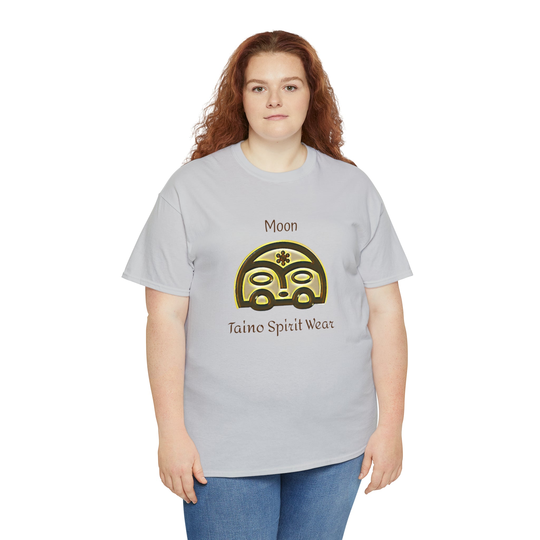 Taino Moon/ Puerto Rican Coqui Unisex Heavy Cotton Tee