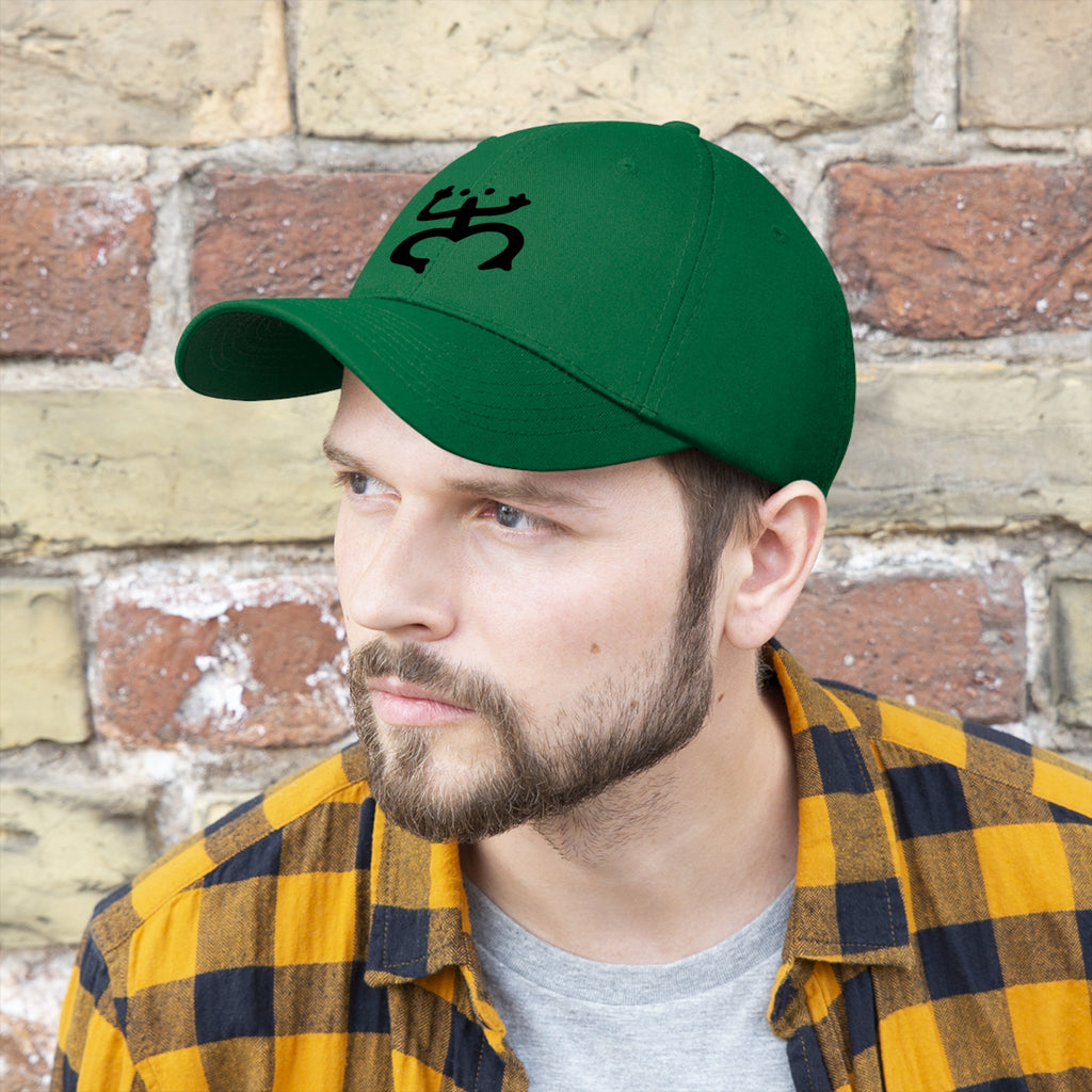 Taino Black Coqui Unisex Twill Hat