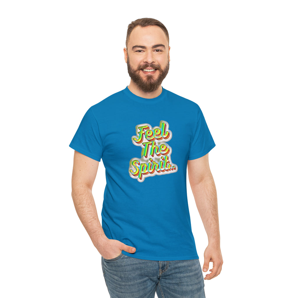 Feel The Spirit Unisex Heavy Cotton Tee