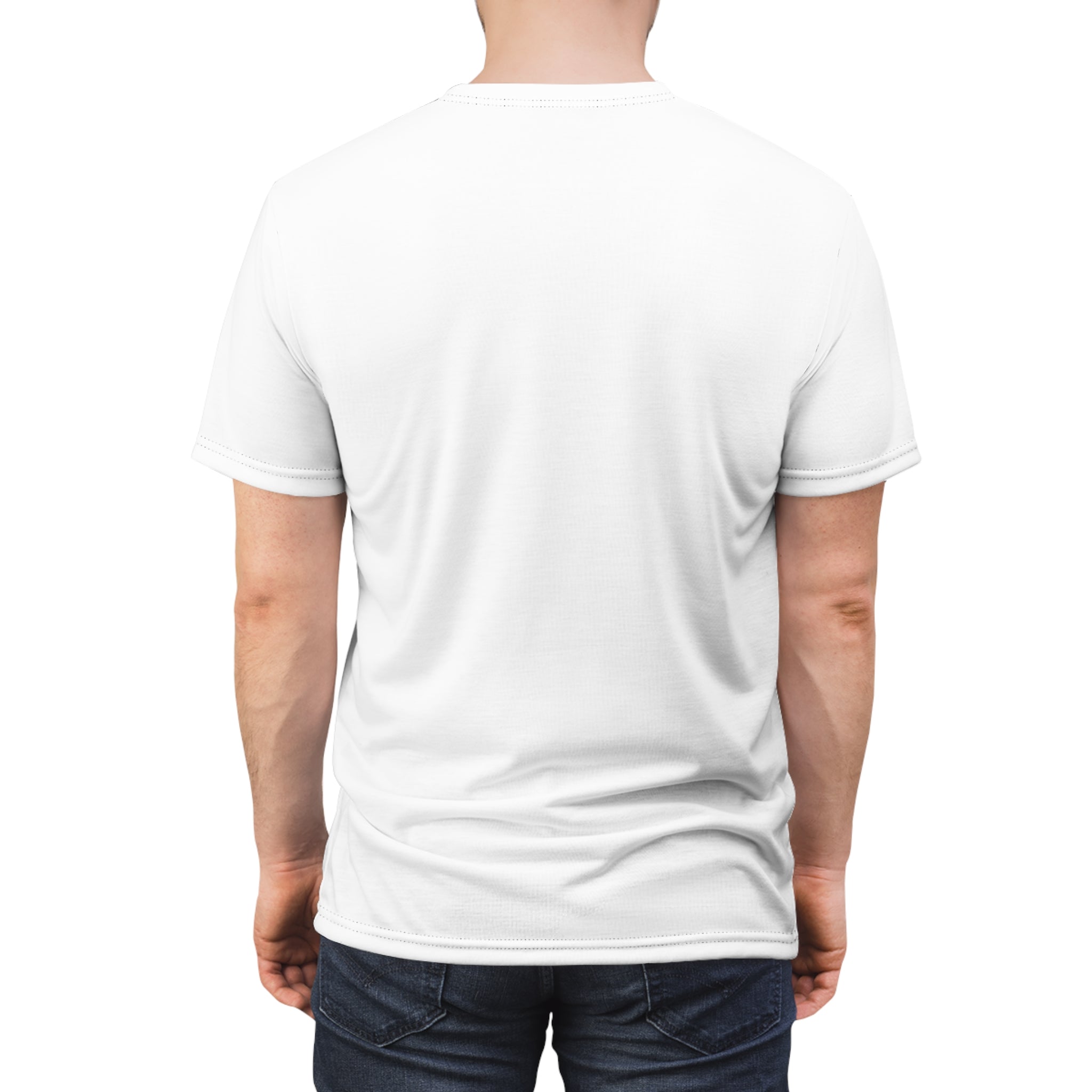 Taino Puerto Rican Flag Coqui Unisex Cut & Sew Tee (AOP)
