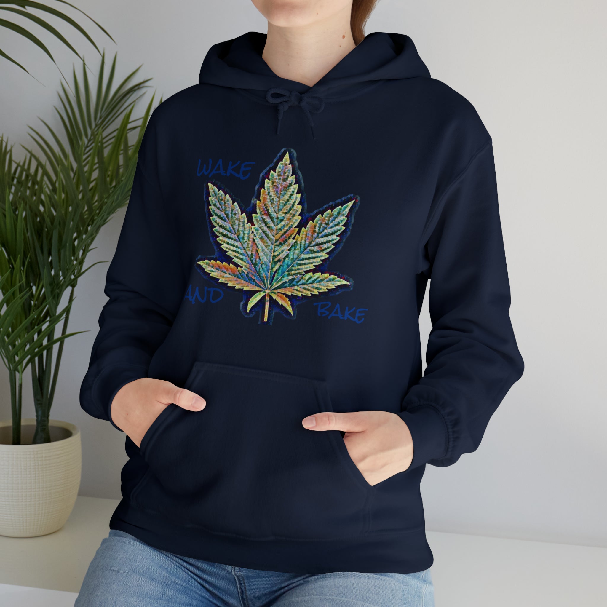 The Five Finger Leaf 2 Unisex Heavy Blend™ Hooded Sweatshirt