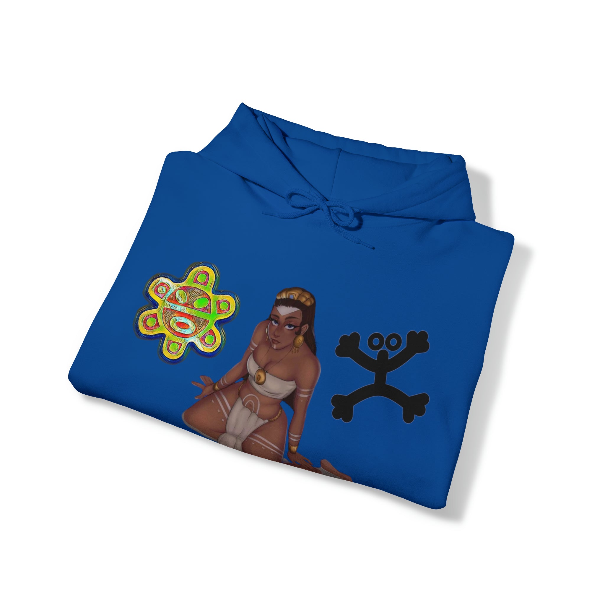 Taino Sun/Coqui/ Woman Warrior Unisex Heavy Blend™ Hooded Sweatshirt