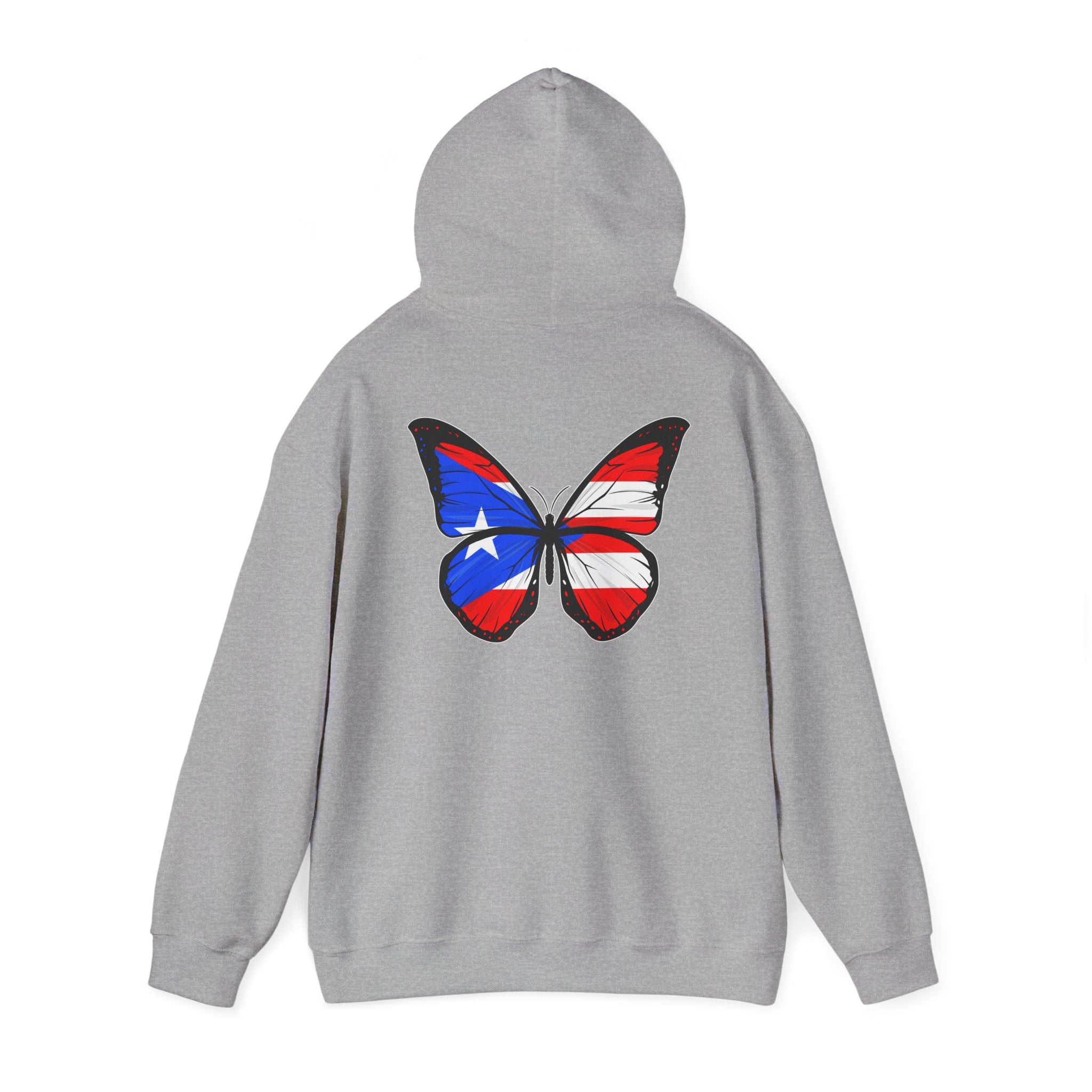 Women's Puerto Rico Flag Butterfly Hoodie