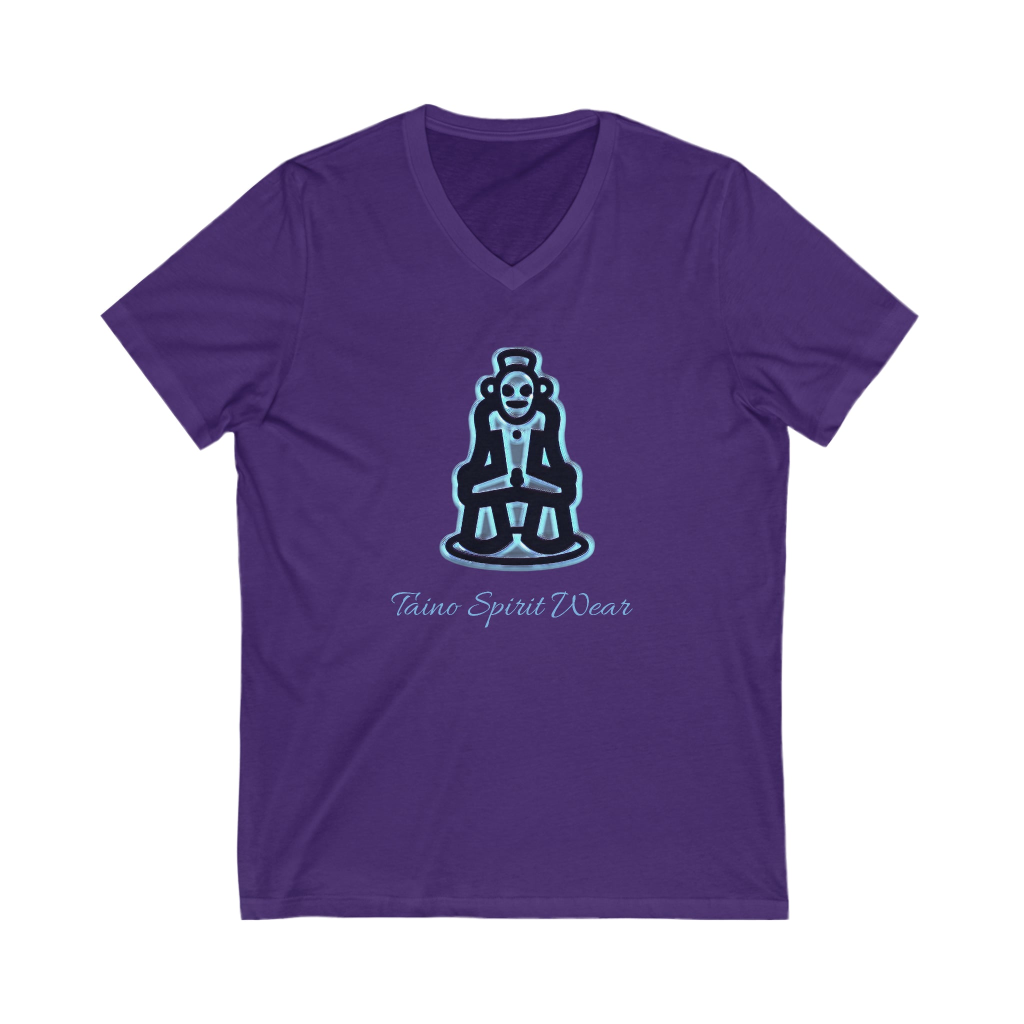 Taino Symbolism Unisex Jersey Short Sleeve V-Neck Tee