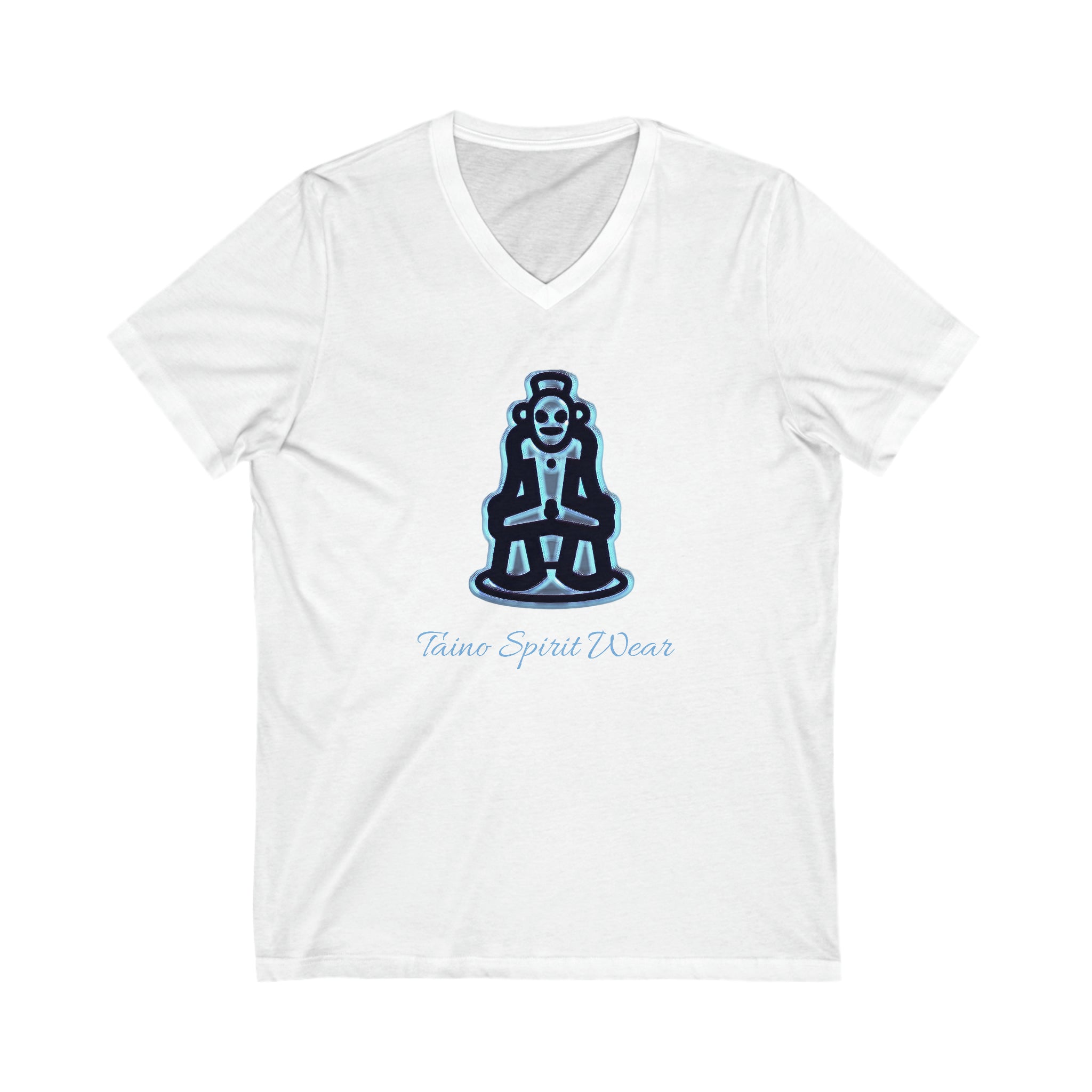 Taino Symbolism Unisex Jersey Short Sleeve V-Neck Tee