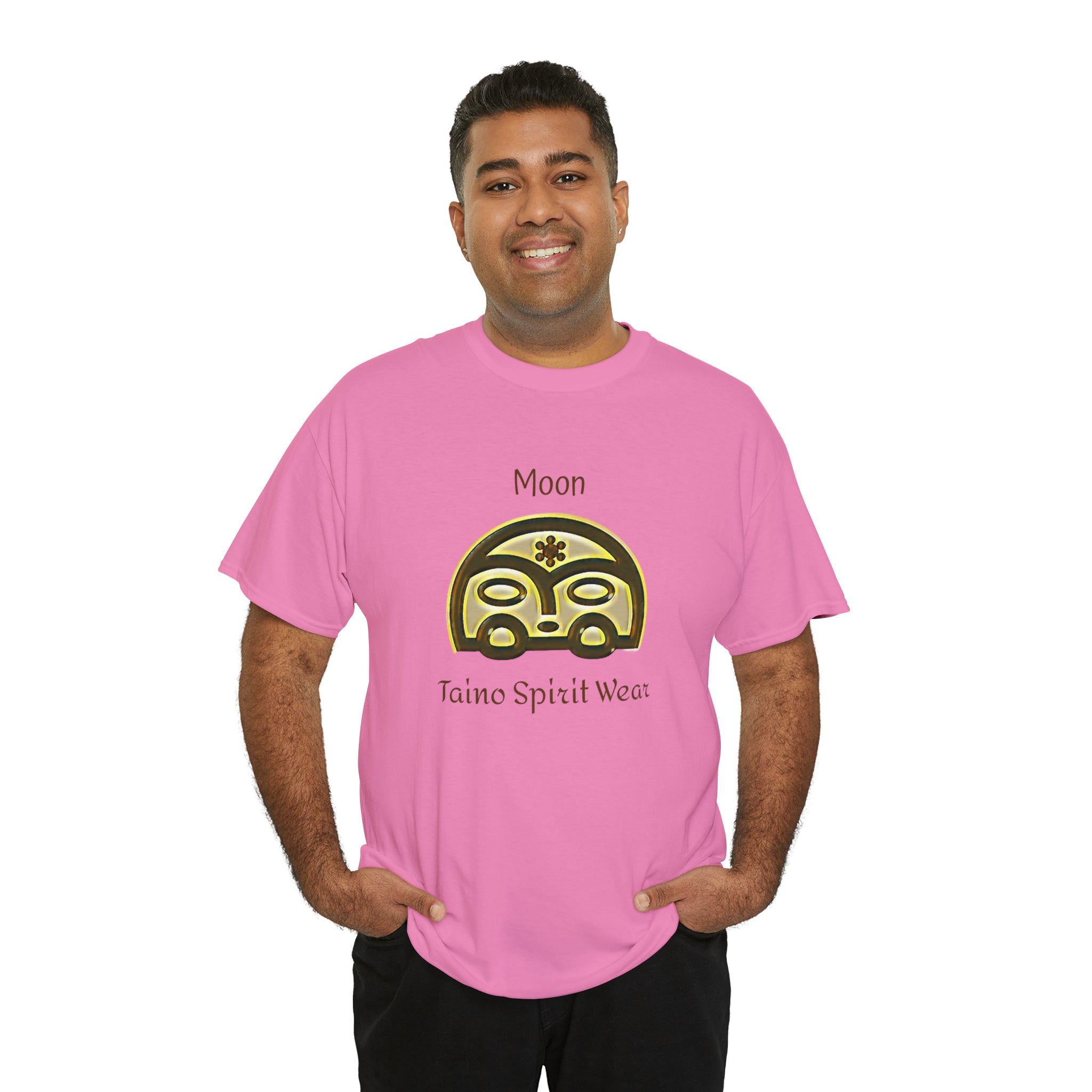 Taino Moon/ Puerto Rican Coqui Unisex Heavy Cotton Tee