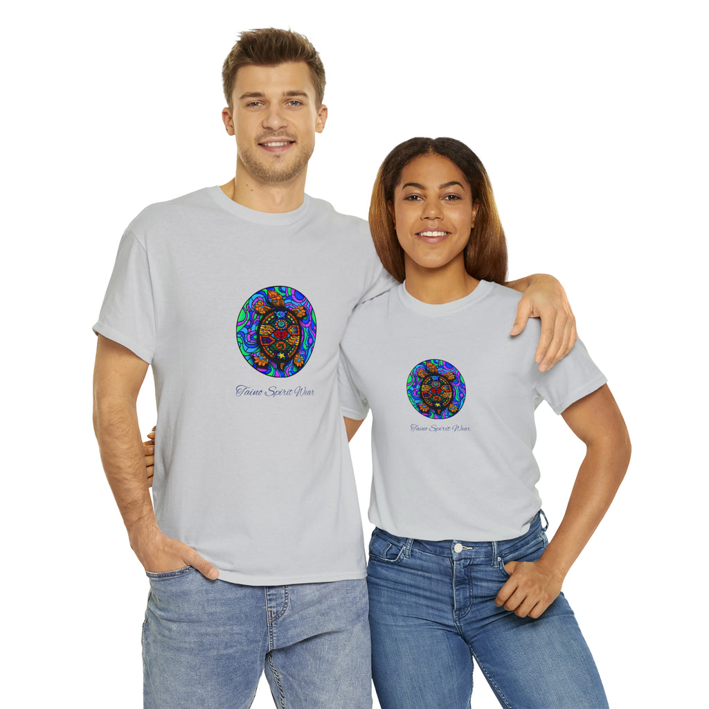Taino-Inspired Turtle Unisex Heavy Cotton Tee