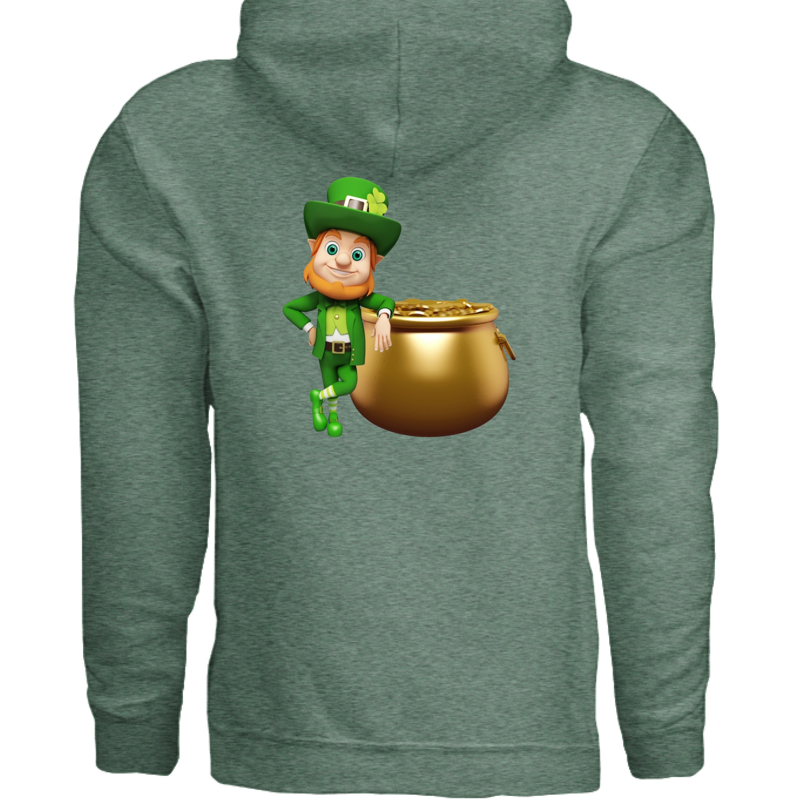 Heather Sport Dark Green - BACK